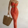 JLUXLABEL Coral Caribbean Skies Skirt Set