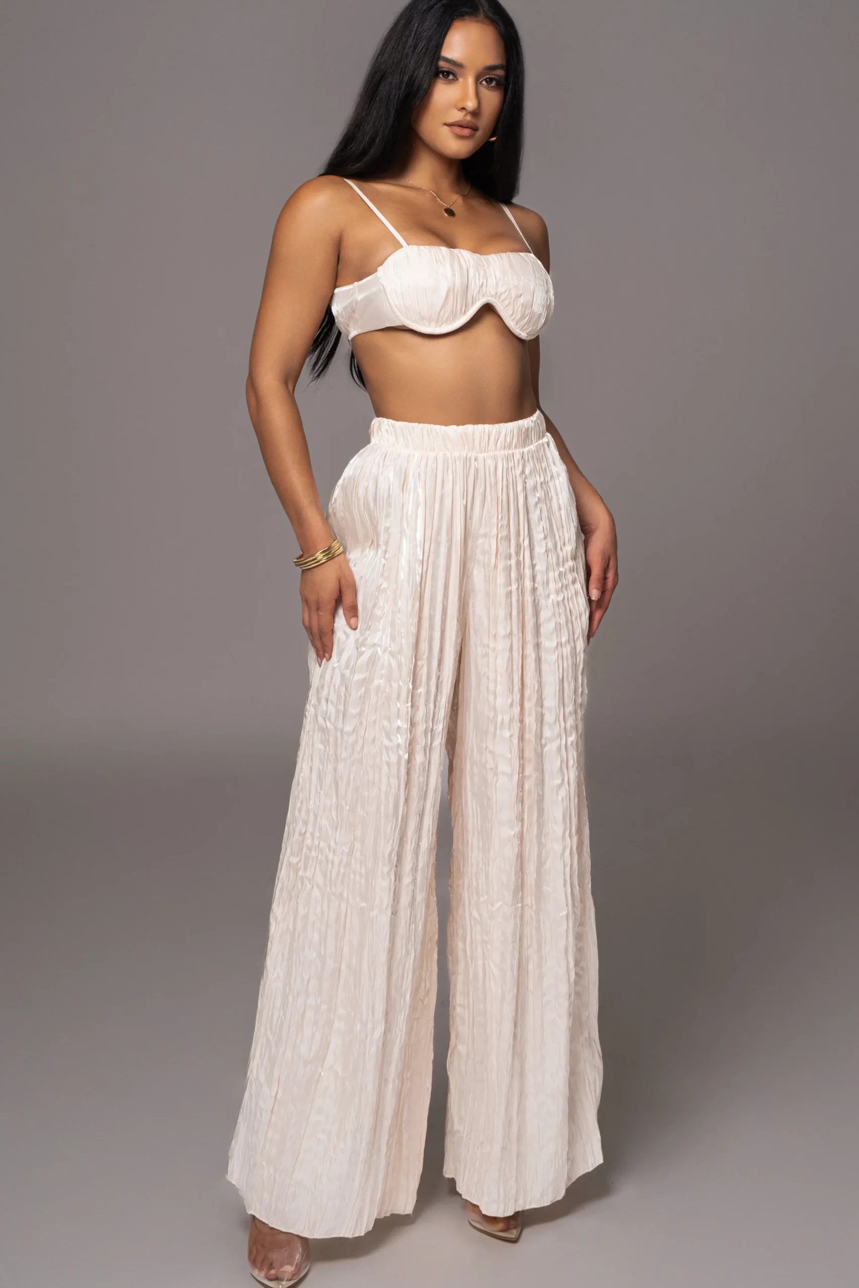 cream_lets_get_away_satin_4.webp JLUXLABEL Cream Lets Get Away Satin Pant Set