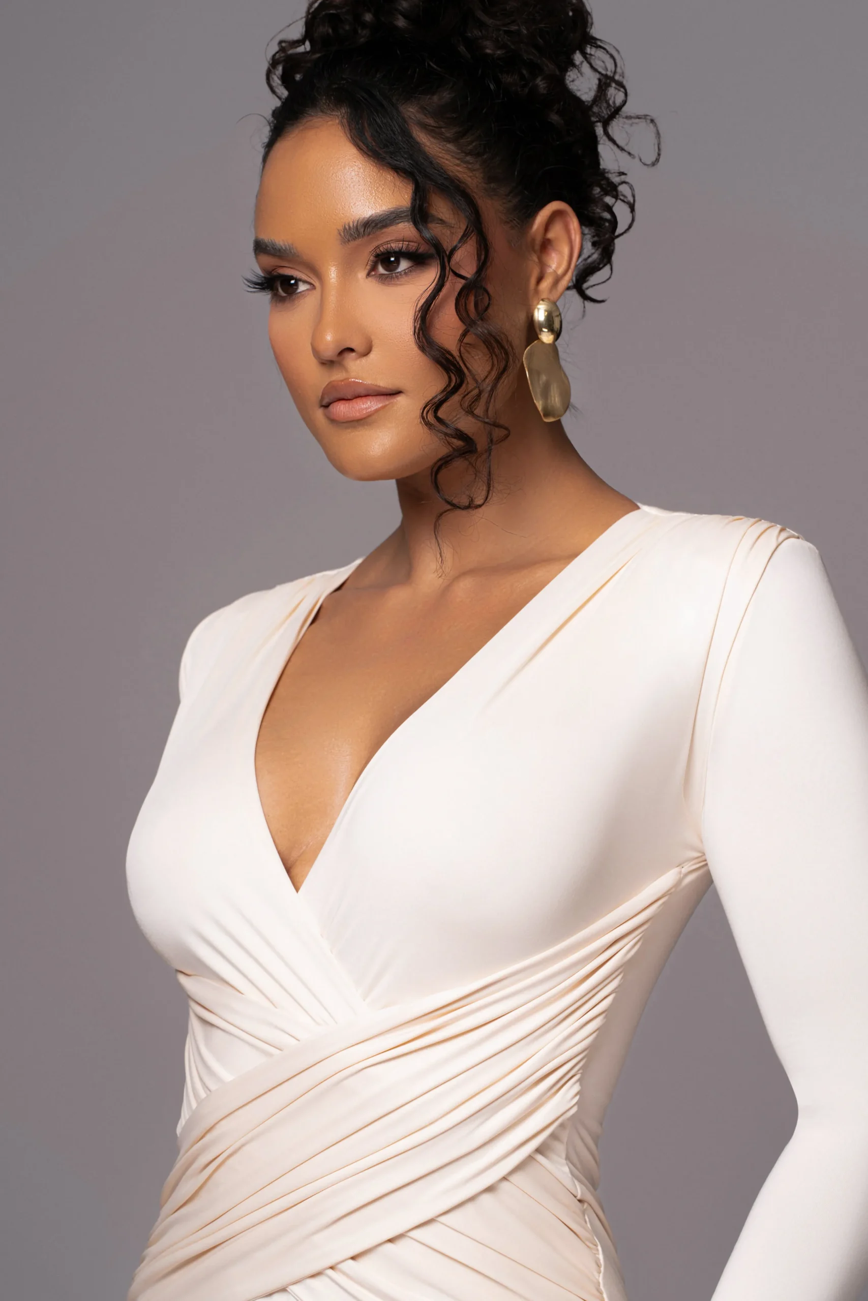 cream_rowan_plunge_maxi_d_6.webp JLUXLABEL Cream Rowan Plunge Maxi Dress