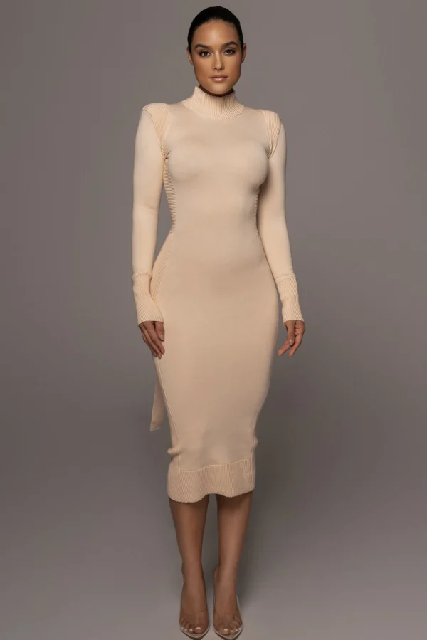 JLUXLABEL Cream Under Your Spell Dress