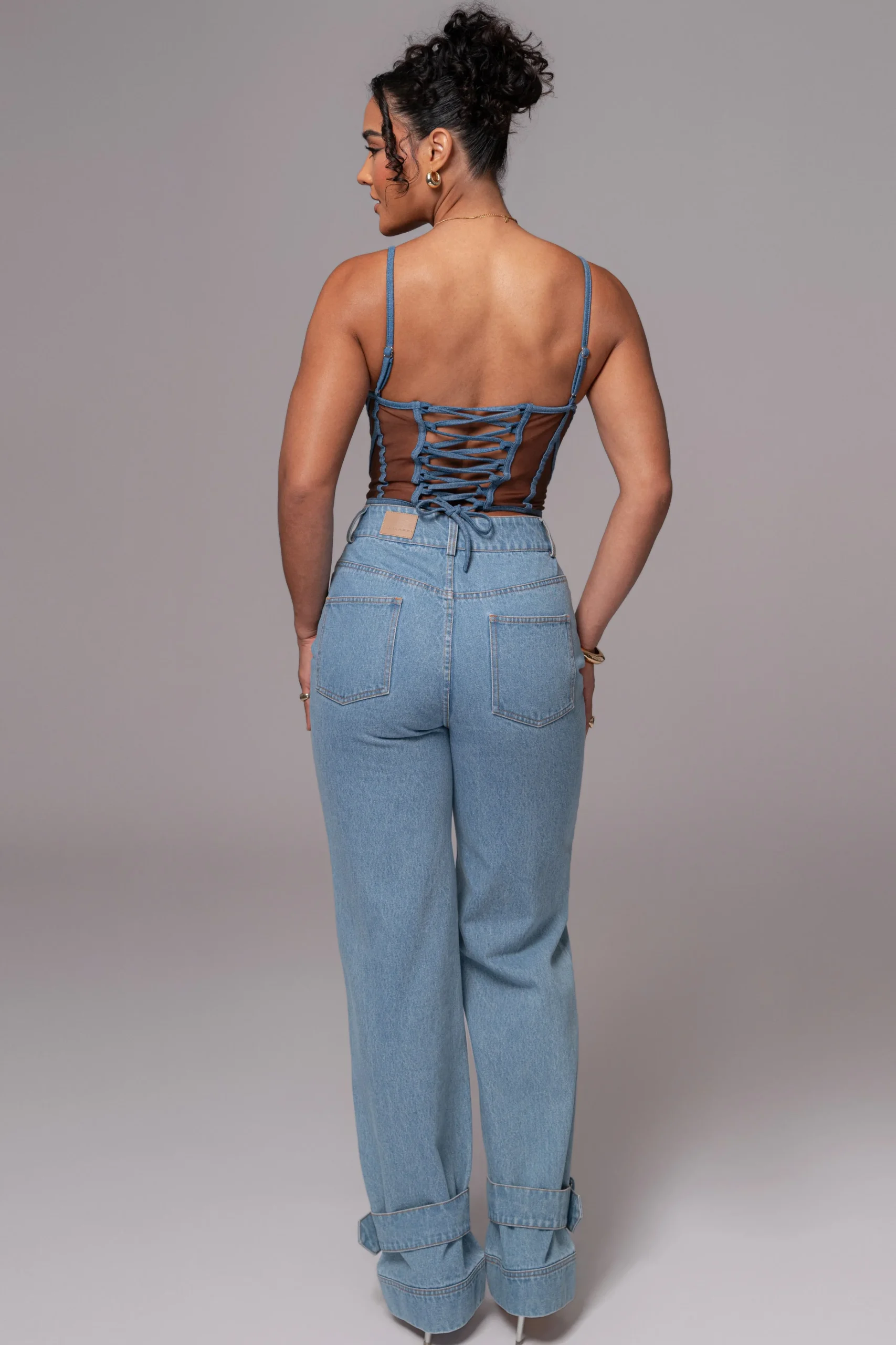 dark_denim_illusion_mesh__11.webp JLUXLABEL Dark Denim Illusion Mesh Bustier