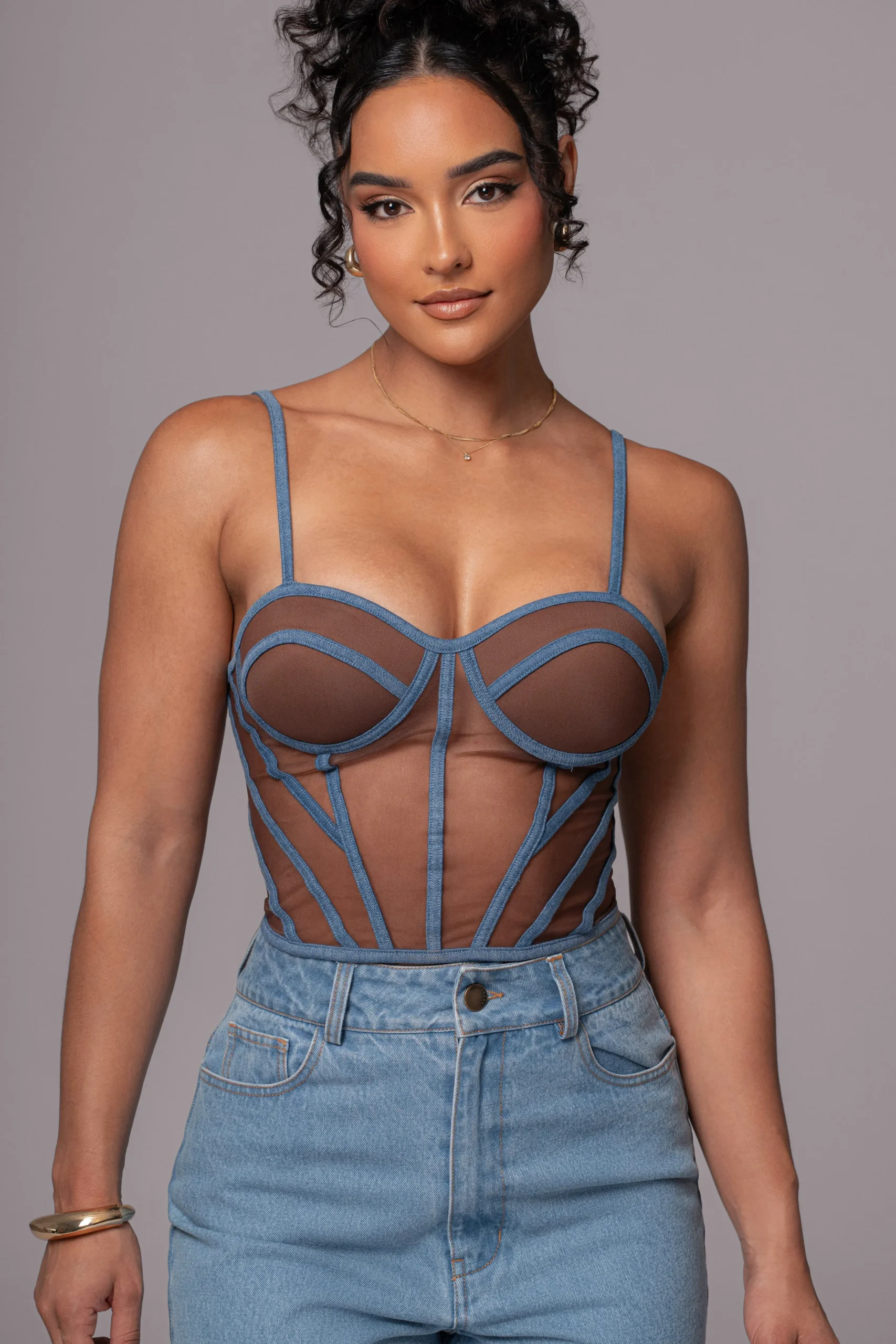 dark_denim_illusion_mesh__2.webp JLUXLABEL Dark Denim Illusion Mesh Bustier