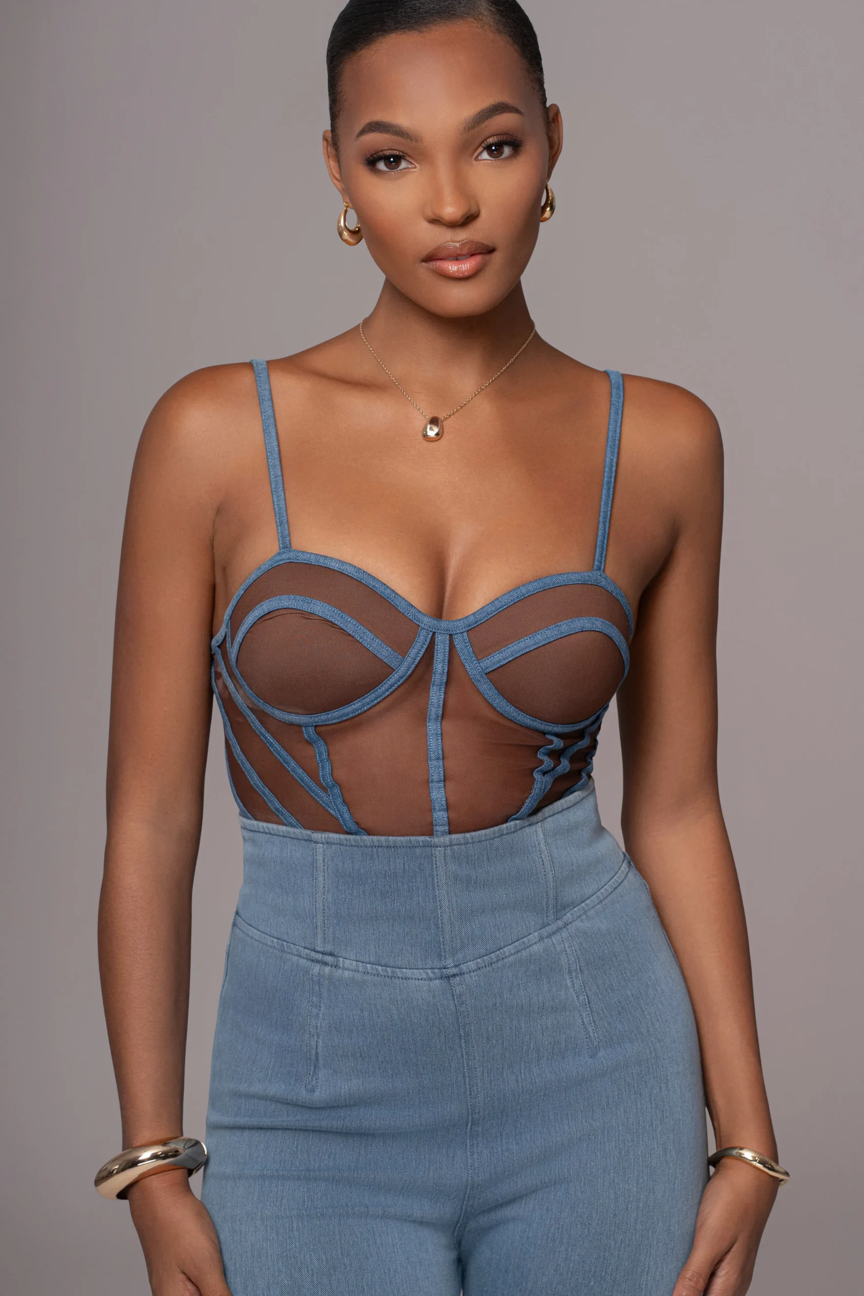 dark_denim_illusion_mesh__4.webp JLUXLABEL Dark Denim Illusion Mesh Bustier