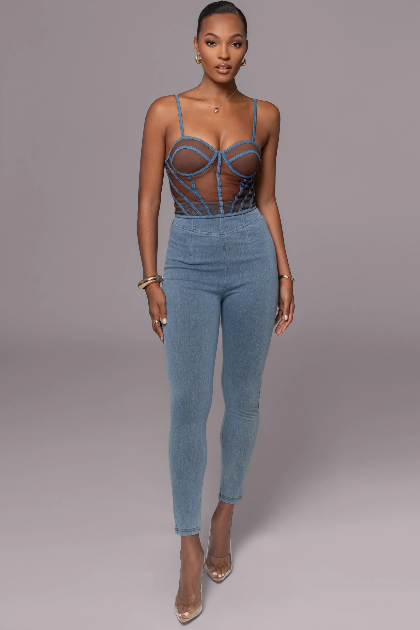 dark_denim_illusion_mesh__8.webp JLUXLABEL Dark Denim Illusion Mesh Bustier
