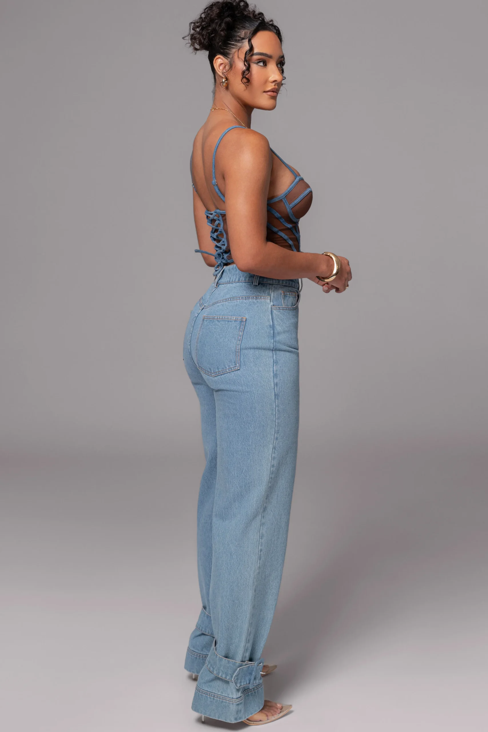 dark_denim_illusion_mesh__9.webp JLUXLABEL Dark Denim Illusion Mesh Bustier