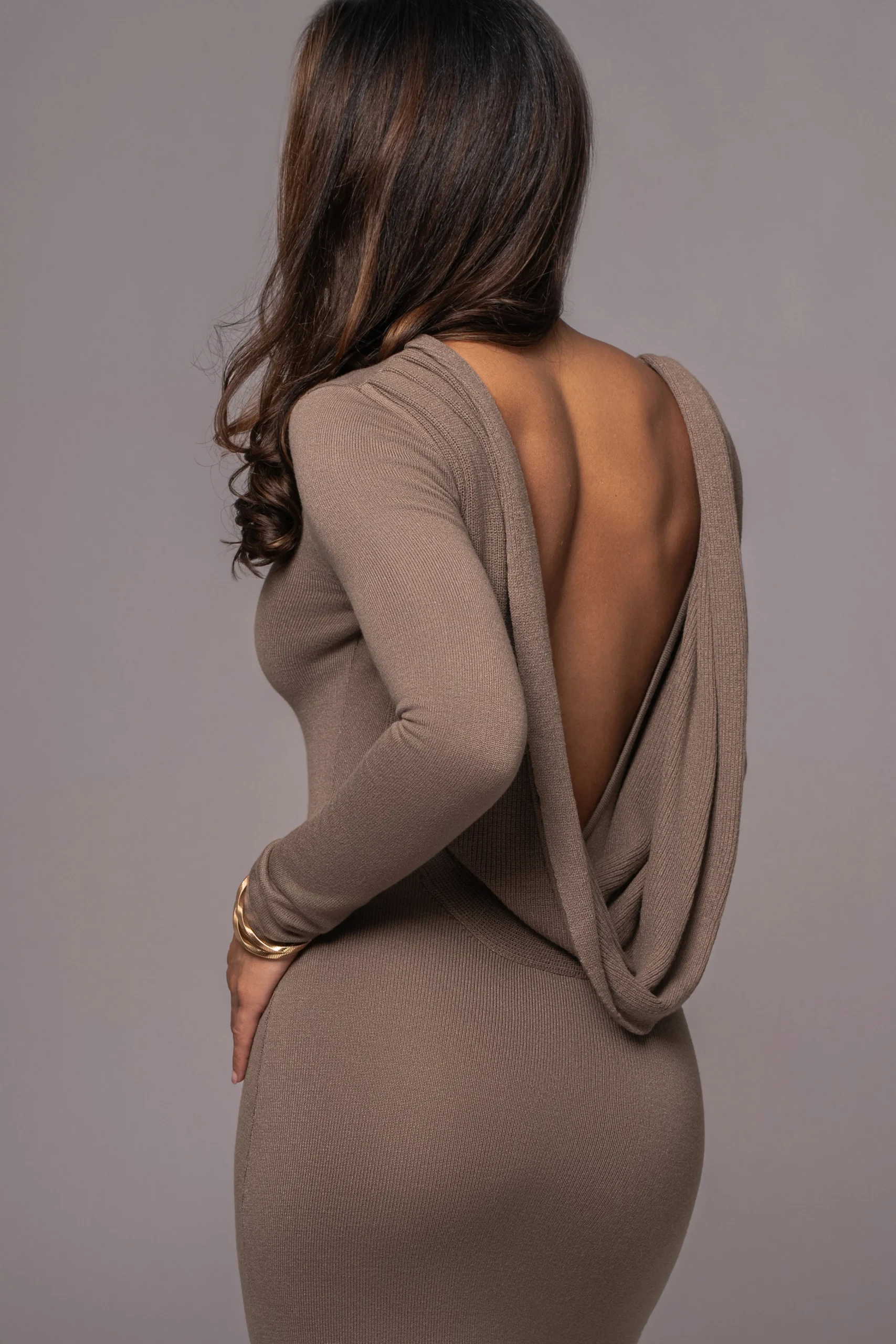 deep_olive_heavenly_knit__10.webp JLUXLABEL Deep Olive Heavenly Knit Maxi Dress