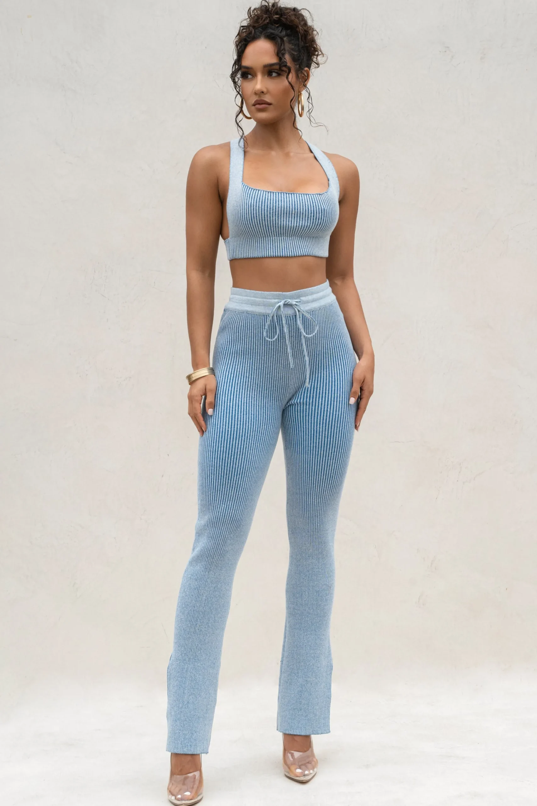 denimwhite_faya_ribbed_pa_2.webp JLUXLABEL Denim/White Faya Ribbed Pants