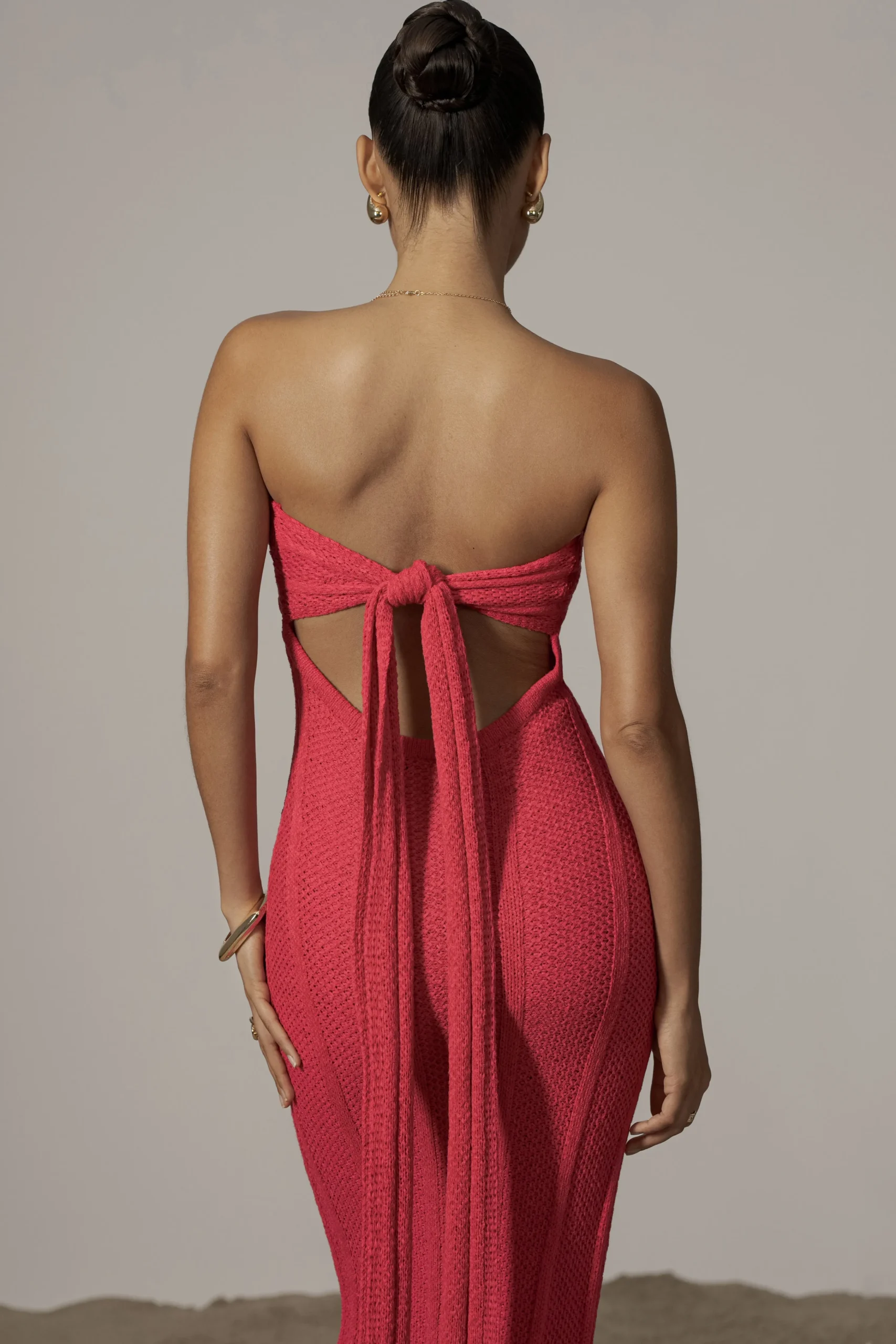 fuchsia_blanca_strapless__22.webp JLUXLABEL Fuchsia Blanca Strapless Maxi Dress