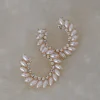 JLUXLABEL Gold All Of Me Pearl Earrings