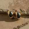 JLUXLABEL Gold Brie Earrings