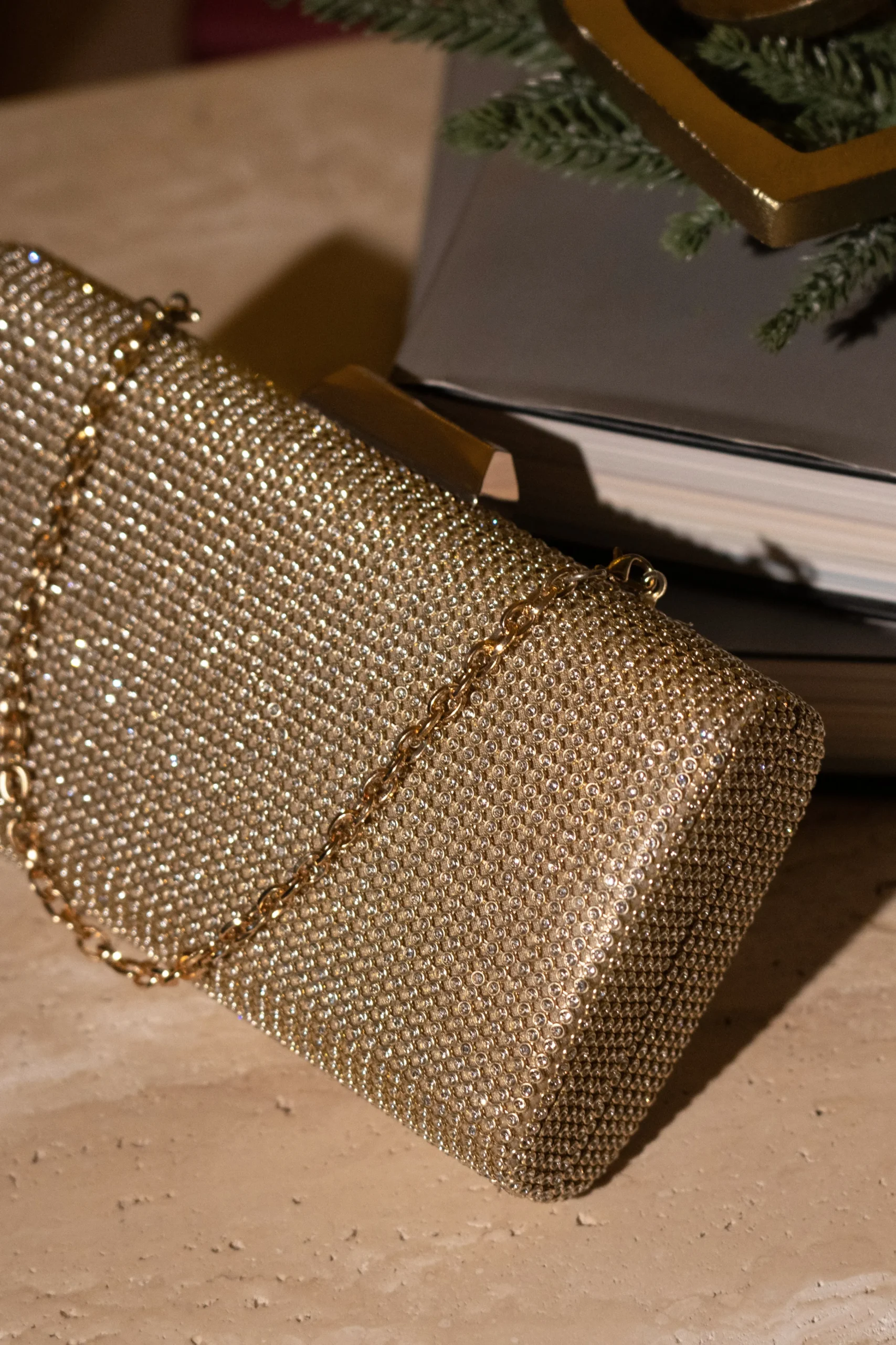 gold_diamante_clutch_bag_1.webp JLUXLABEL Gold Diamante Clutch Bag