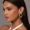 JLUXLABEL Gold Jenna Earrings