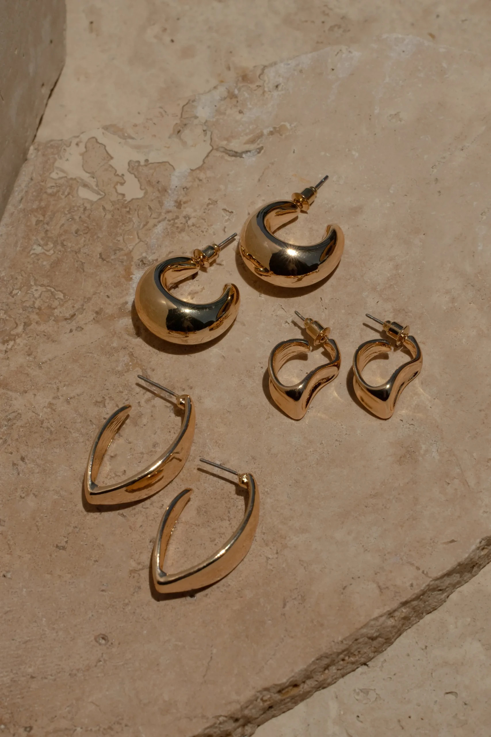 gold_layla_earring_set_1.webp JLUXLABEL Gold Layla Earring Set