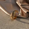 JLUXLABEL Gold Mae Croissant Ring