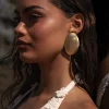JLUXLABEL Gold Natura Earrings