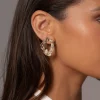JLUXLABEL Gold Rava Earrings