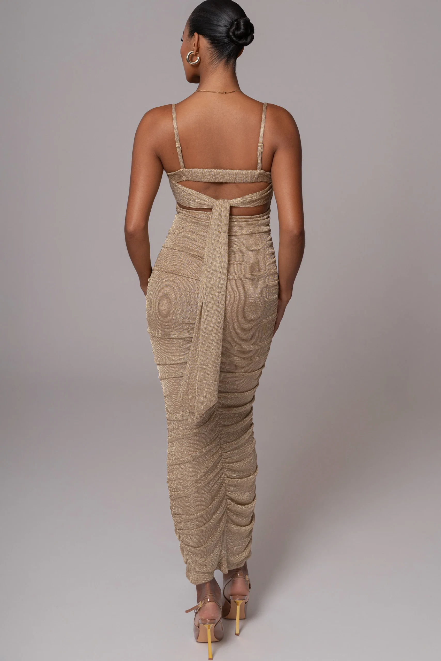 gold_ruched_metallic_maxi_12.webp JLUXLABEL Gold Ruched Metallic Maxi Dress