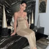 JLUXLABEL Gold Twilight Elegance Maxi Dress