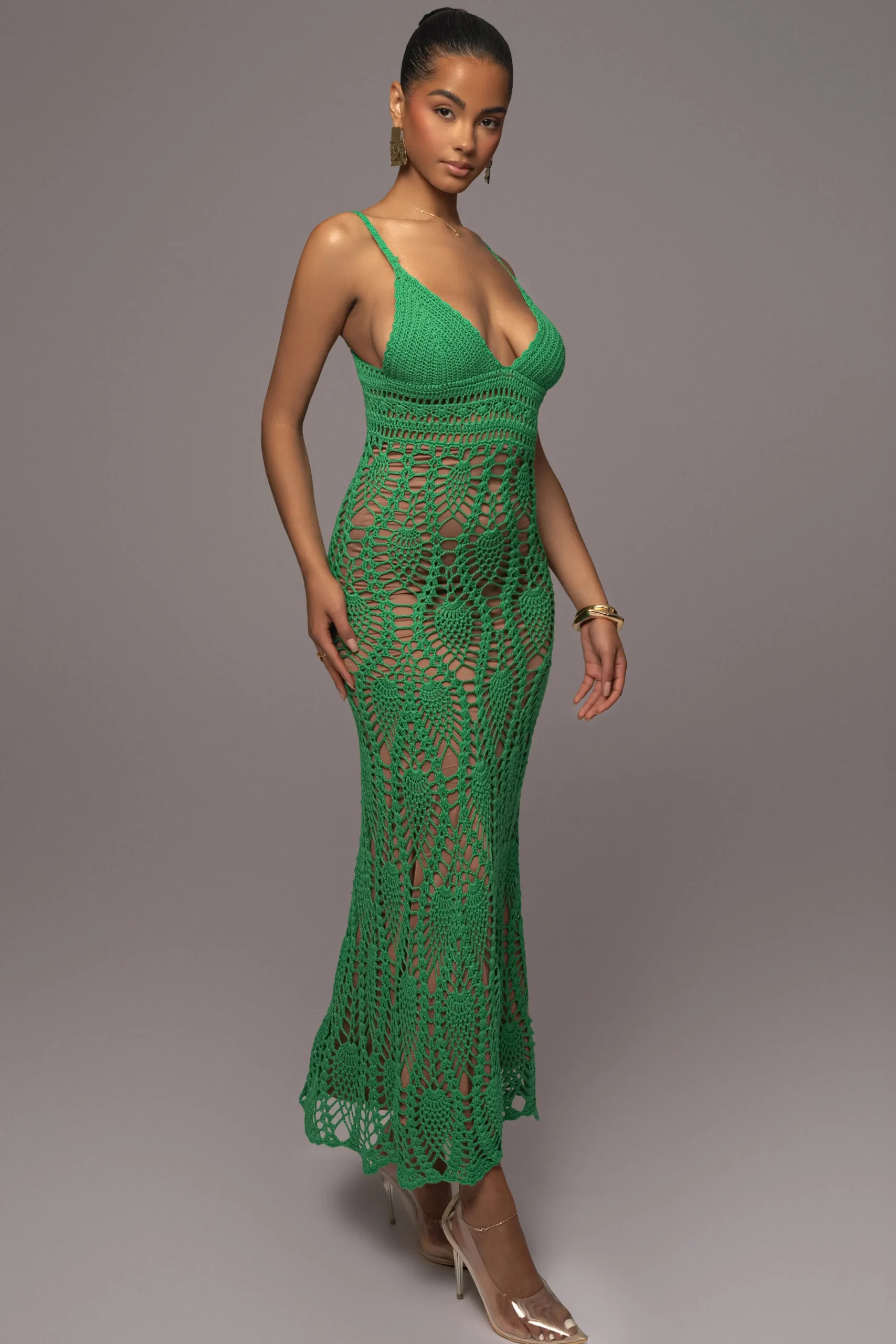 green_great_escape_croche_7.webp JLUXLABEL Green Great Escape Crochet Maxi Dress