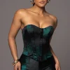 JLUXLABEL Green Stay the Night Corset