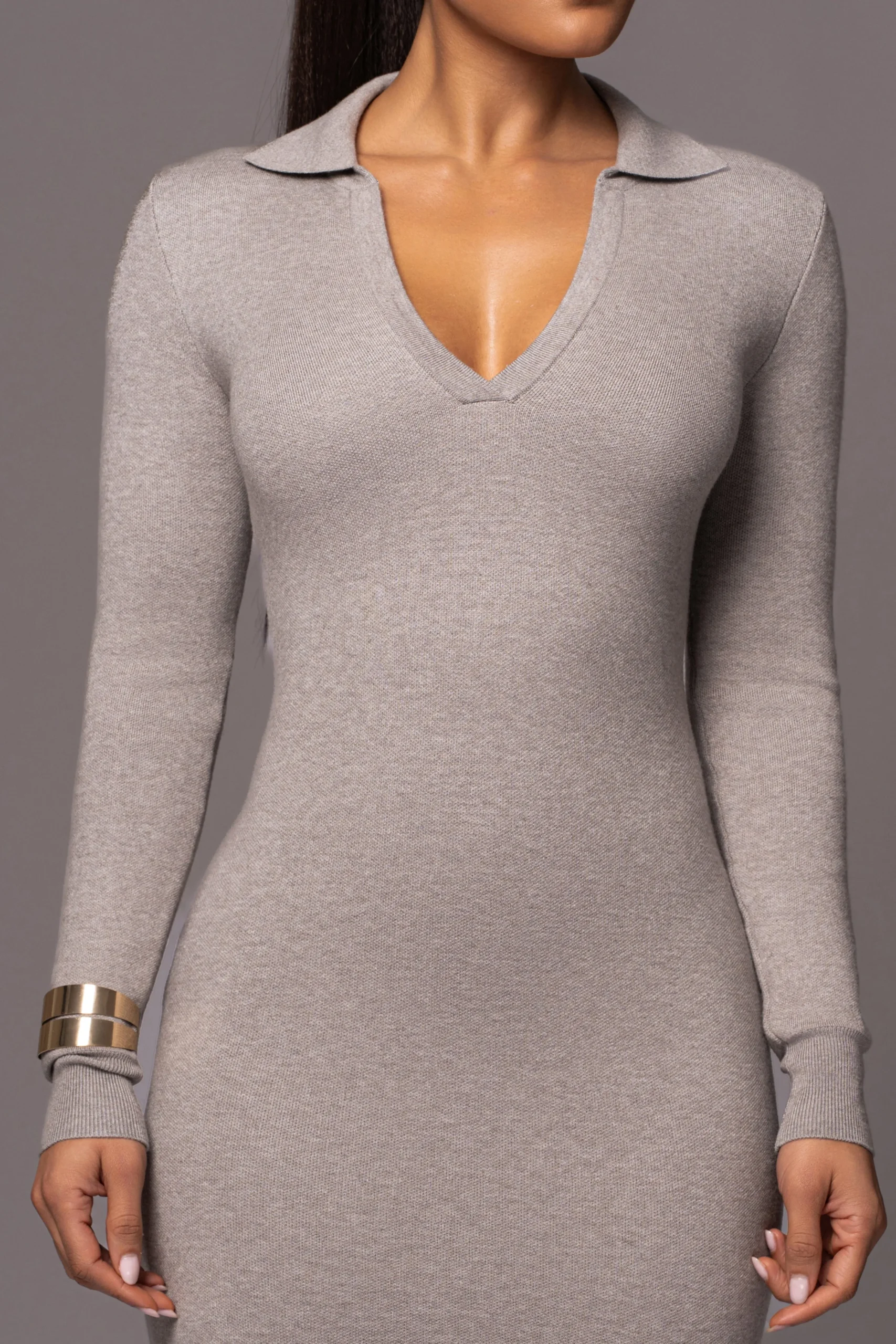 grey_bellinda_collar_maxi_2.webp JLUXLABEL Grey Bellinda Collar Maxi Dress