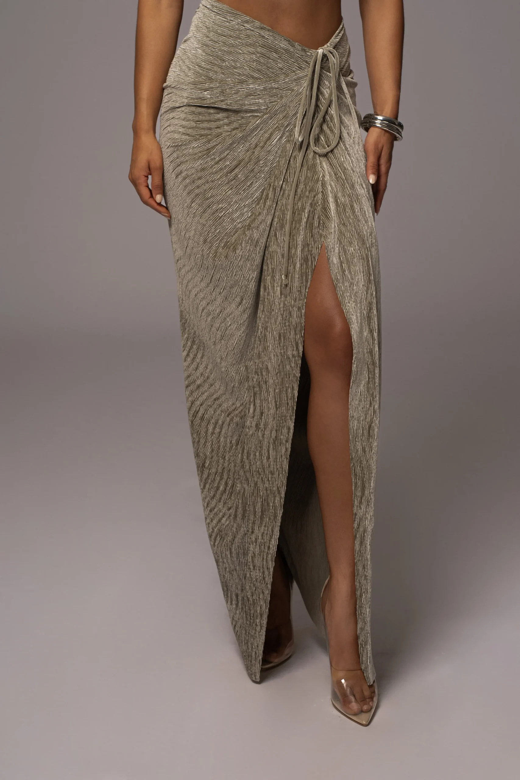 grey_chosen_one_velvet_sk_2.webp JLUXLABEL Grey Chosen One Velvet Skirt Set