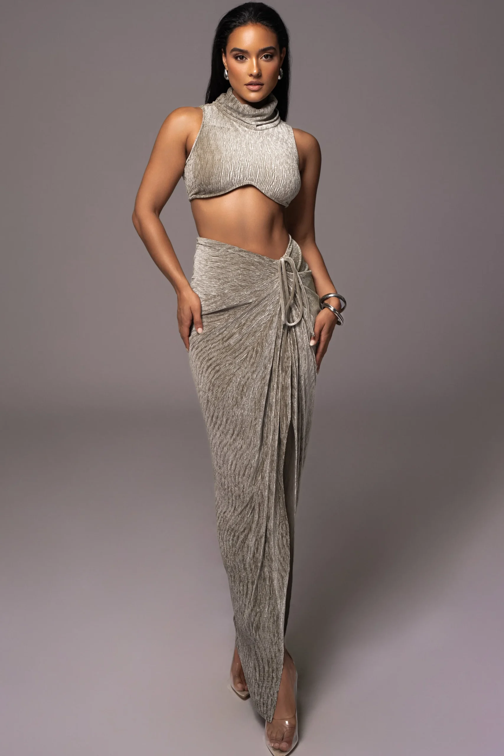 grey_chosen_one_velvet_sk_3.webp JLUXLABEL Grey Chosen One Velvet Skirt Set