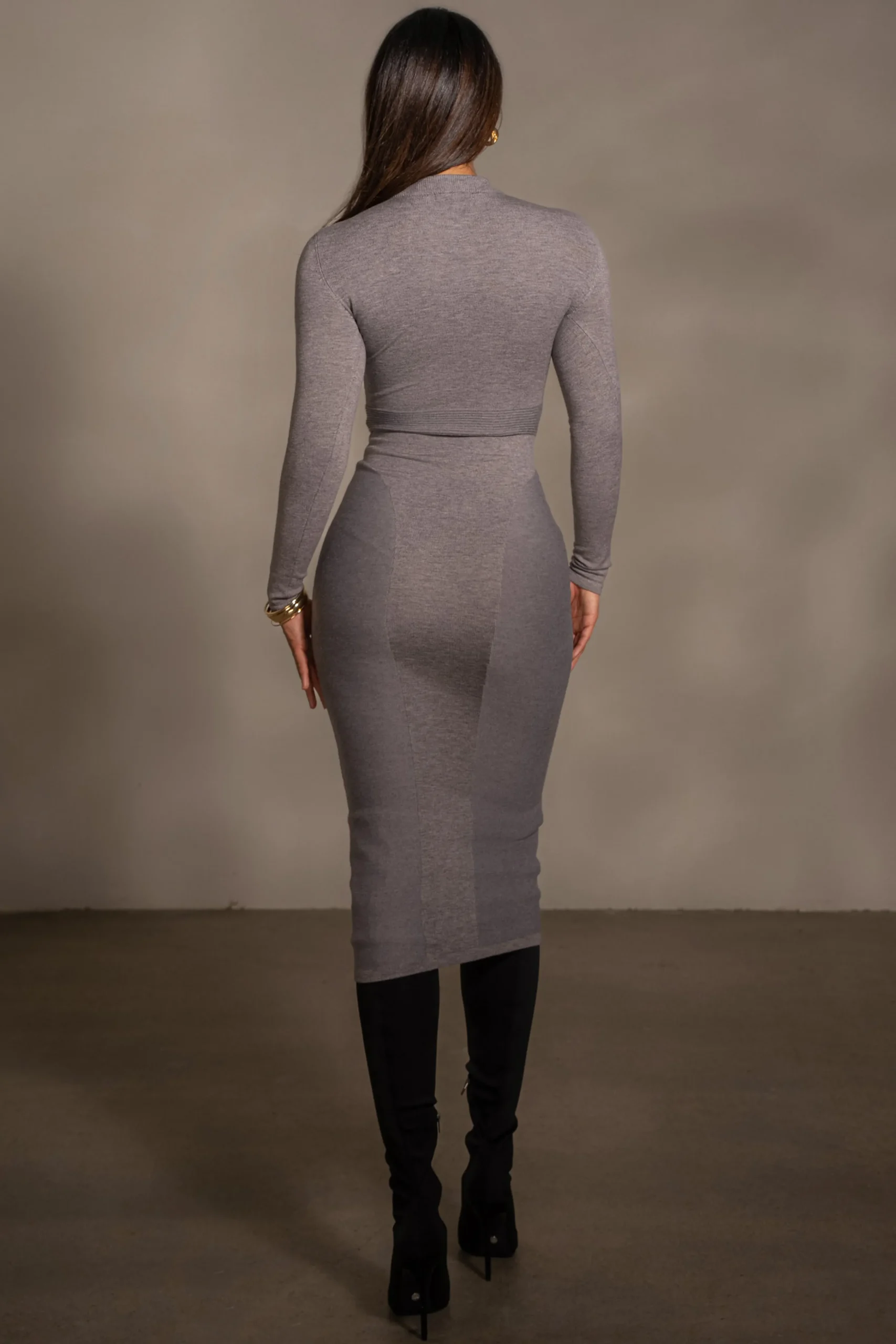 grey_dakotah_midi_dress_6.webp JLUXLABEL Grey Dakotah Midi Dress