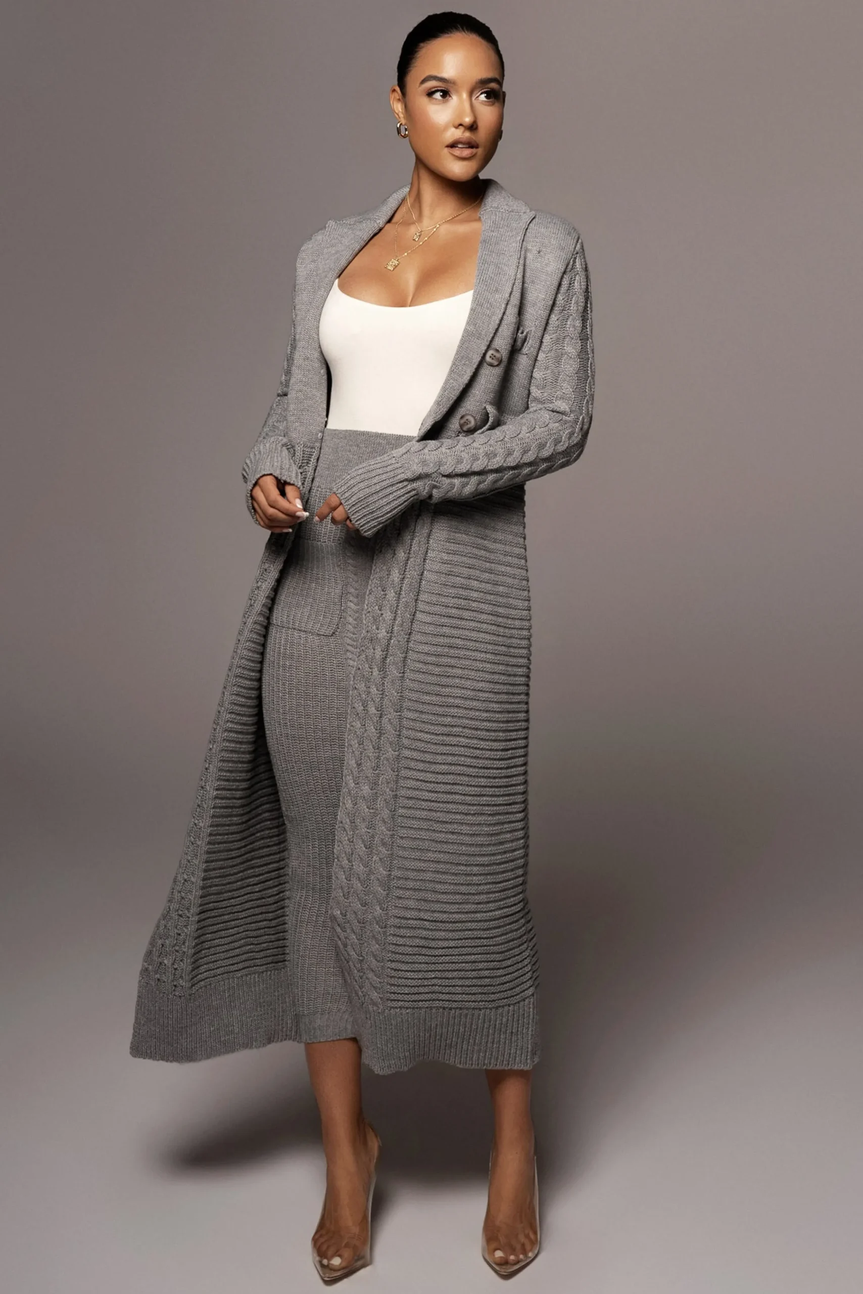 grey_evana_cable_knit_car_5.webp JLUXLABEL Grey Evana Cable Knit Cardigan