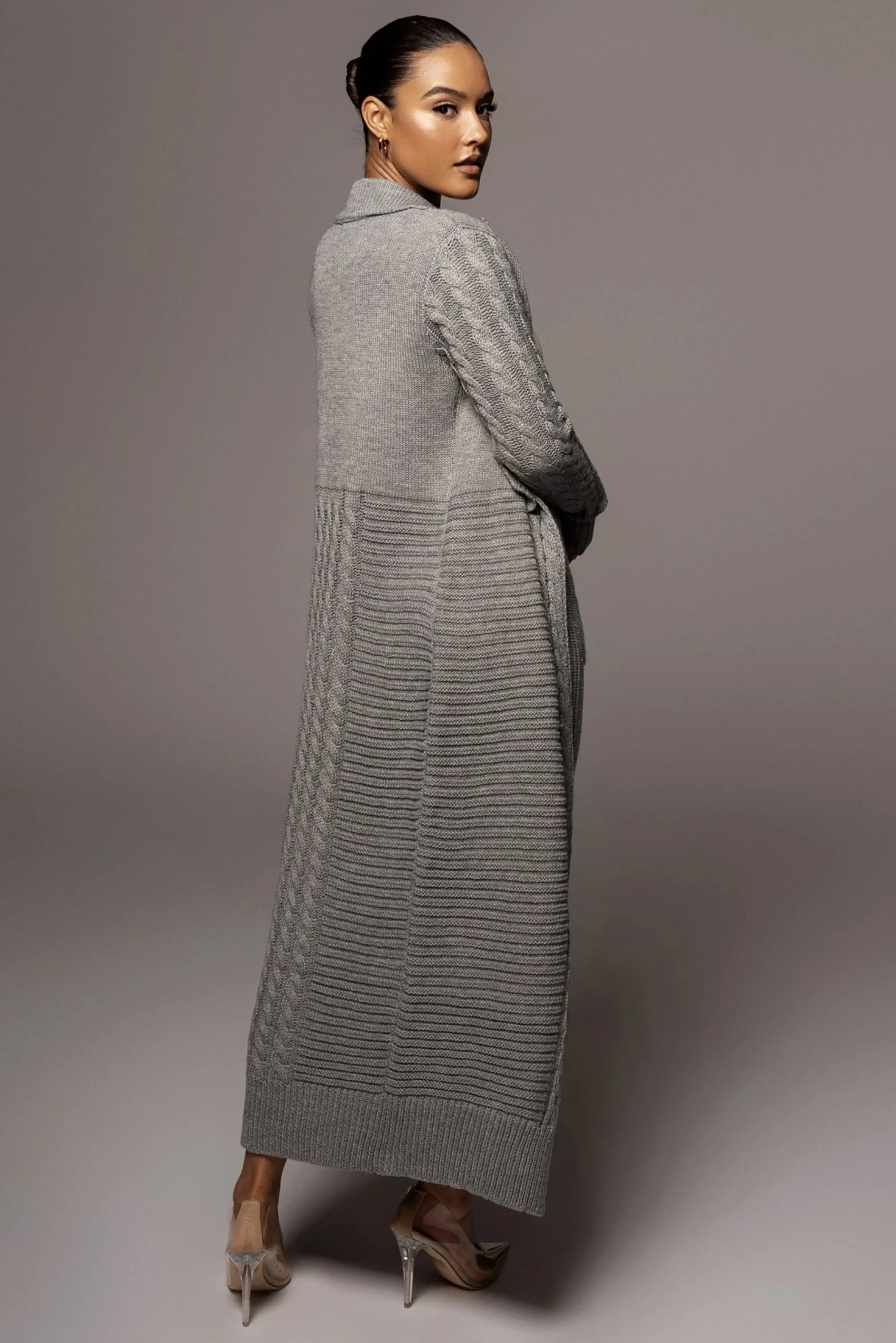 grey_evana_cable_knit_car_8.webp JLUXLABEL Grey Evana Cable Knit Cardigan