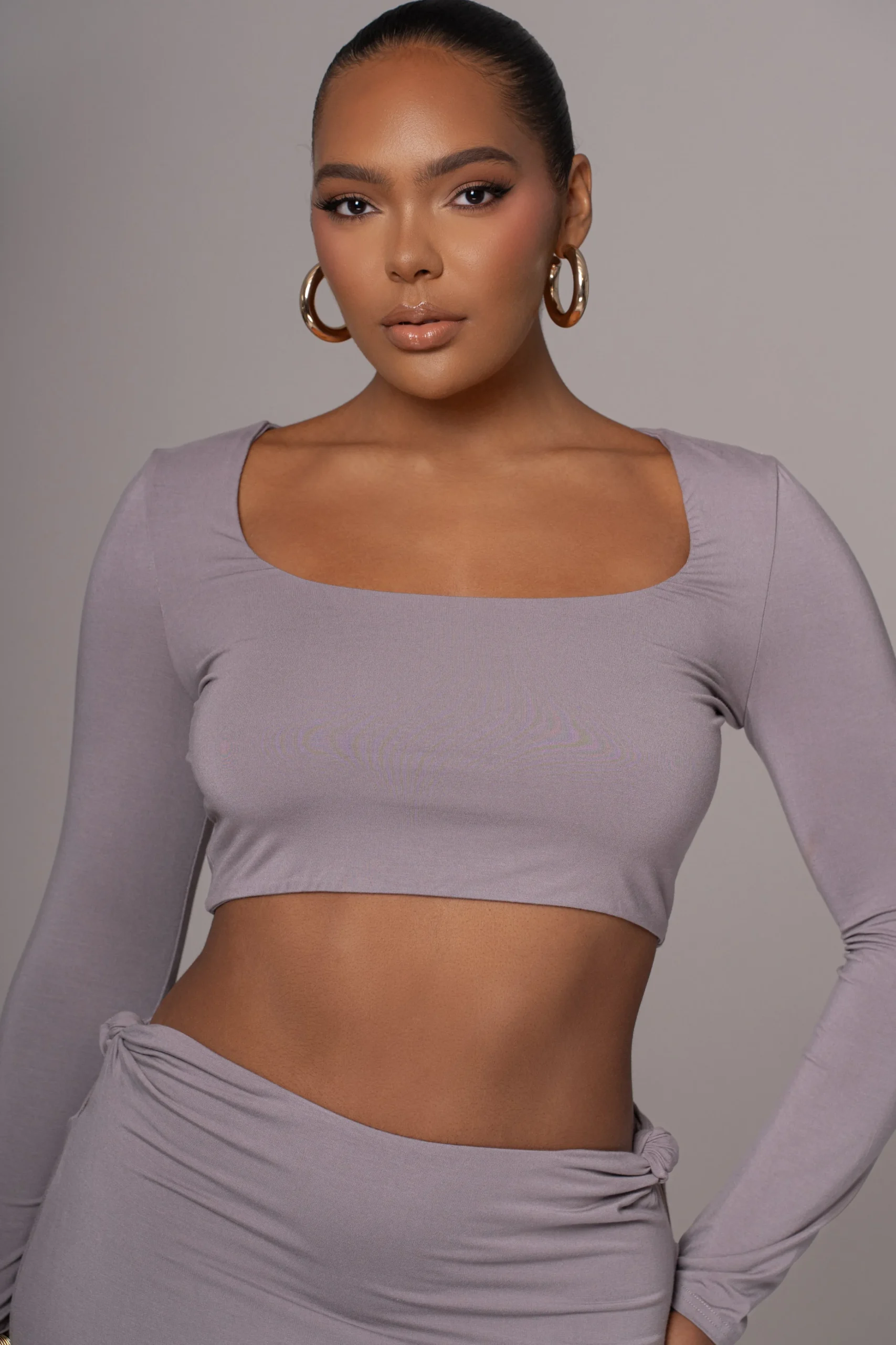 grey_geneva_skirt_set_5.webp JLUXLABEL Grey Geneva Skirt Set