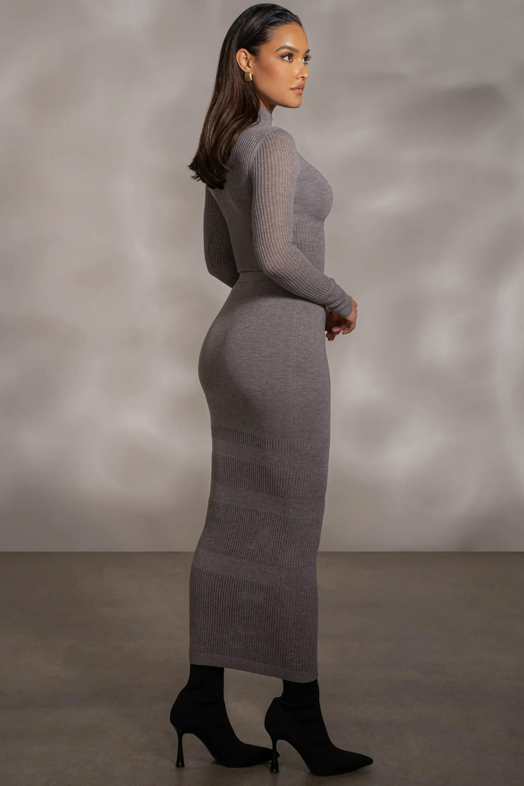 grey_lina_knit_maxi_skirt_3.webp JLUXLABEL Grey Lina Knit Maxi Skirt