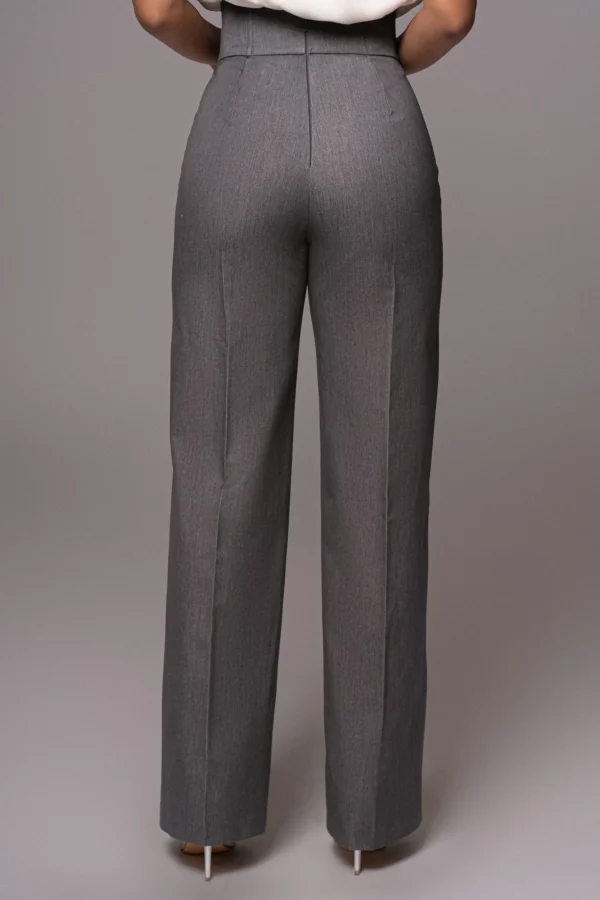 JLUXLABEL Grey Novena Woven Pants