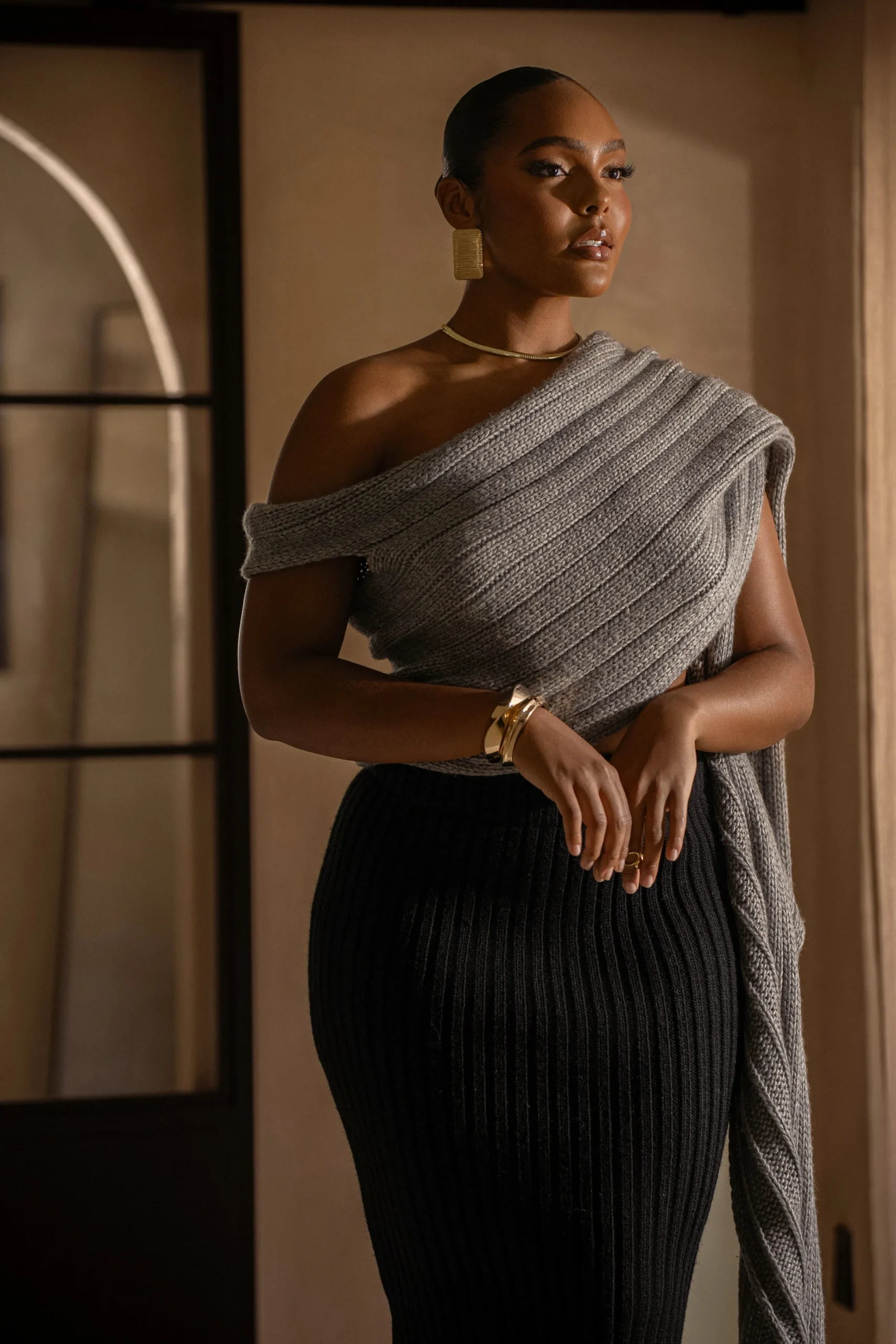 grey_soft_life_cable_knit_0.webp JLUXLABEL Grey Soft Life Cable Knit Sweater Top