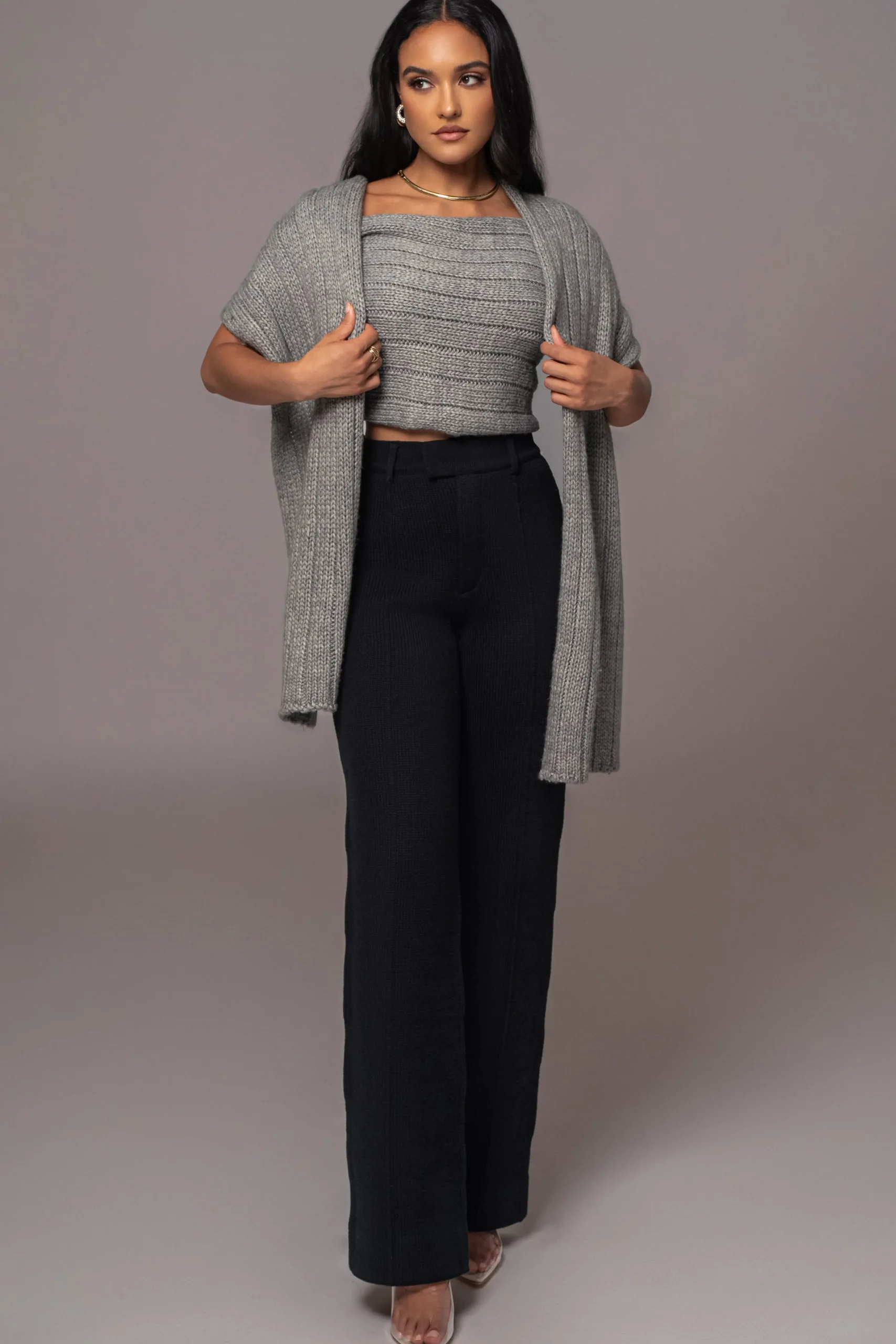 grey_soft_life_cable_knit_19.webp JLUXLABEL Grey Soft Life Cable Knit Sweater Top
