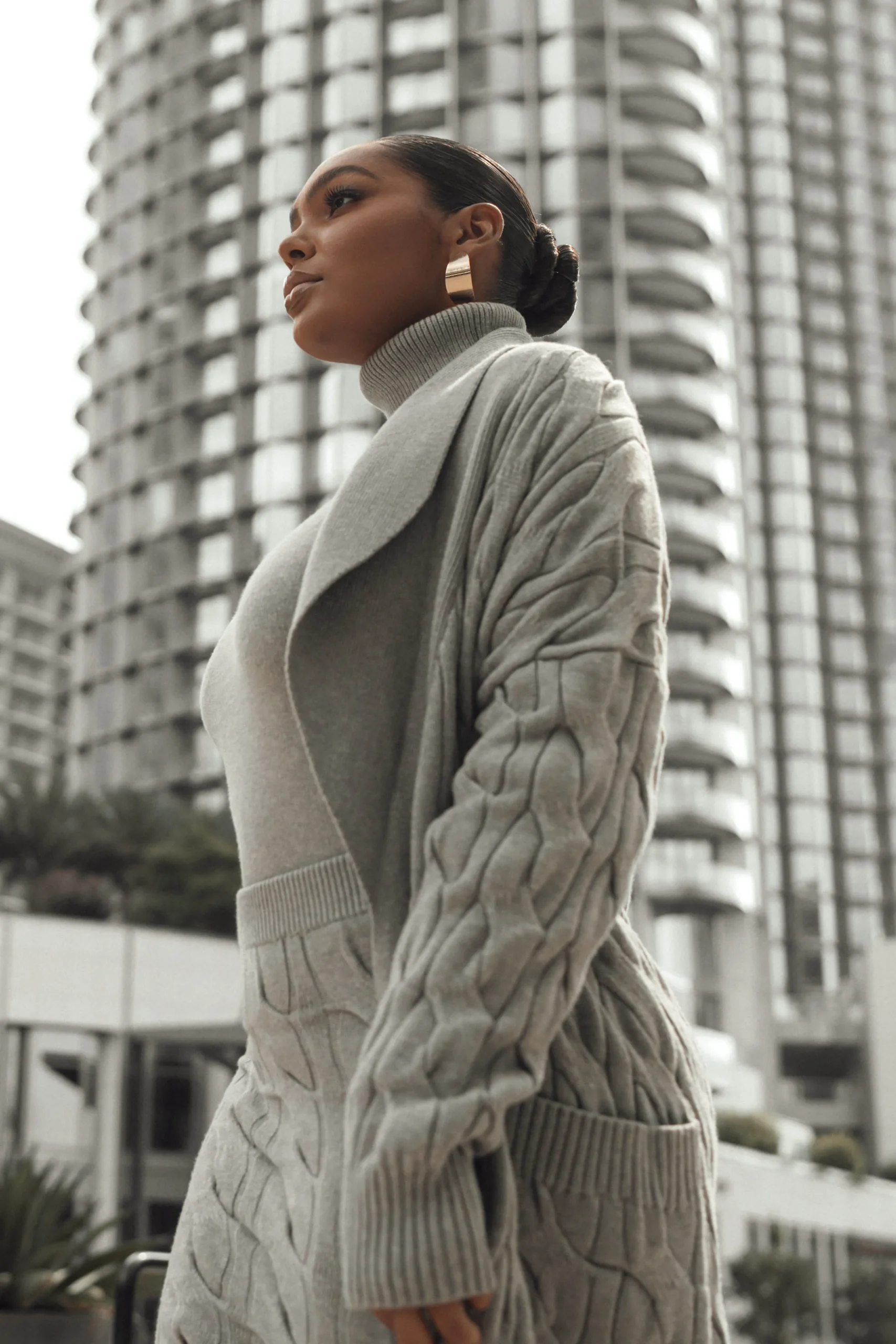 grey_stepping_out_sweater_14.webp JLUXLABEL Grey Stepping Out Sweater Cardigan
