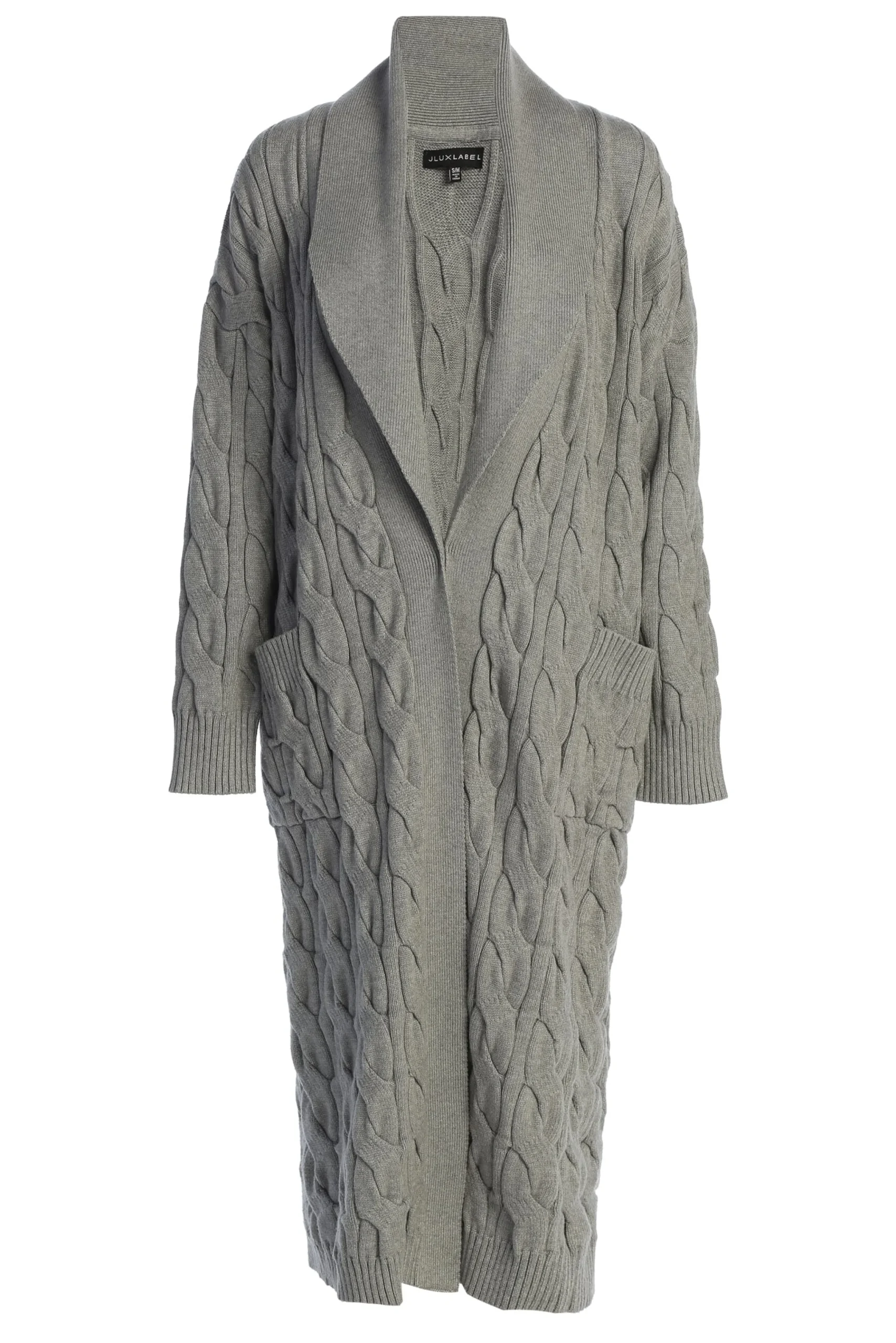 grey_stepping_out_sweater_4.webp JLUXLABEL Grey Stepping Out Sweater Cardigan