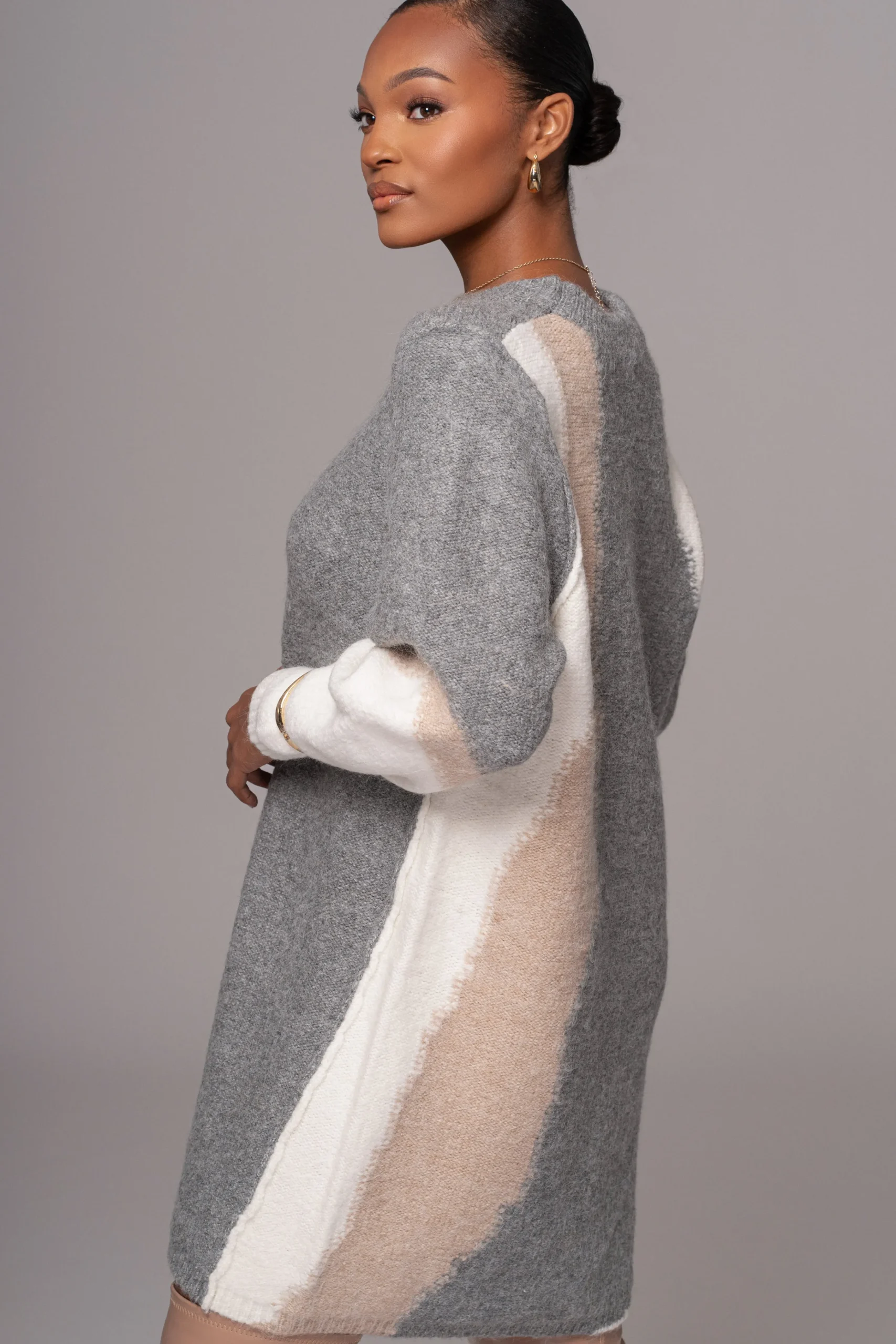 grey_tash_sweater_knit_dr_4.webp JLUXLABEL Grey Tash Sweater Knit Dress