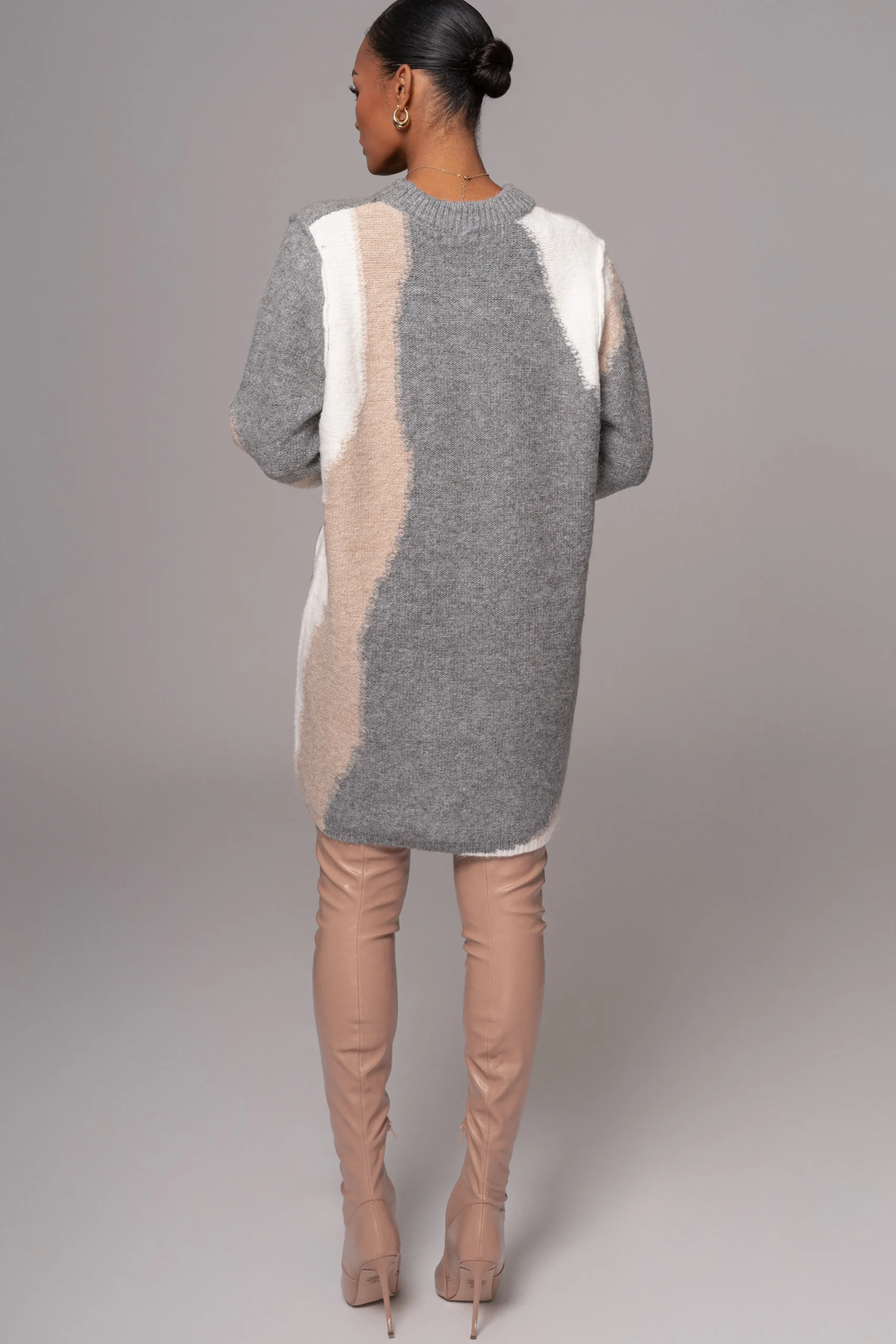 grey_tash_sweater_knit_dr_8.webp JLUXLABEL Grey Tash Sweater Knit Dress