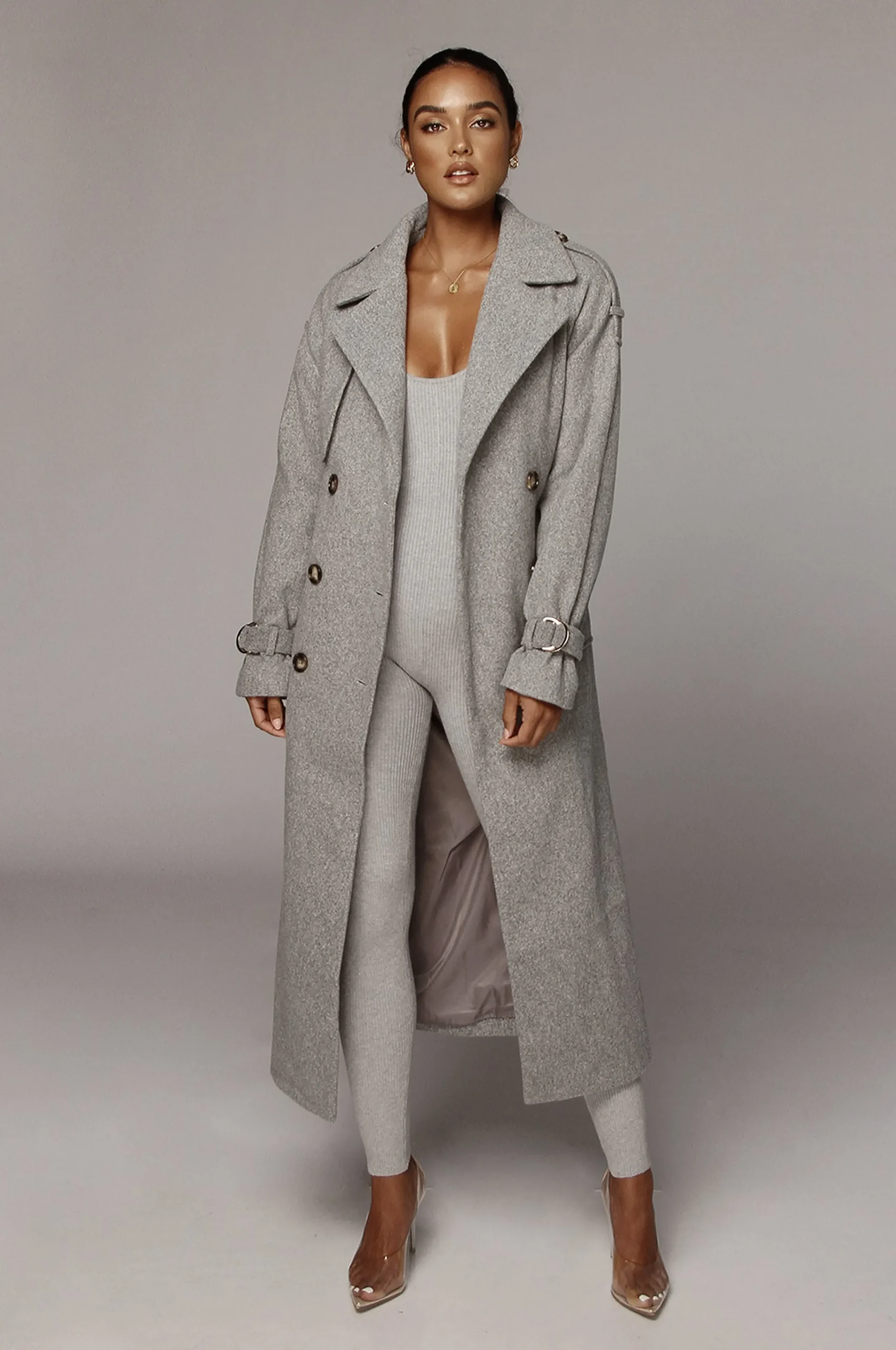 heather_grey_beverly_tren_1.webp JLUXLABEL Heather Grey Beverly Trench Coat