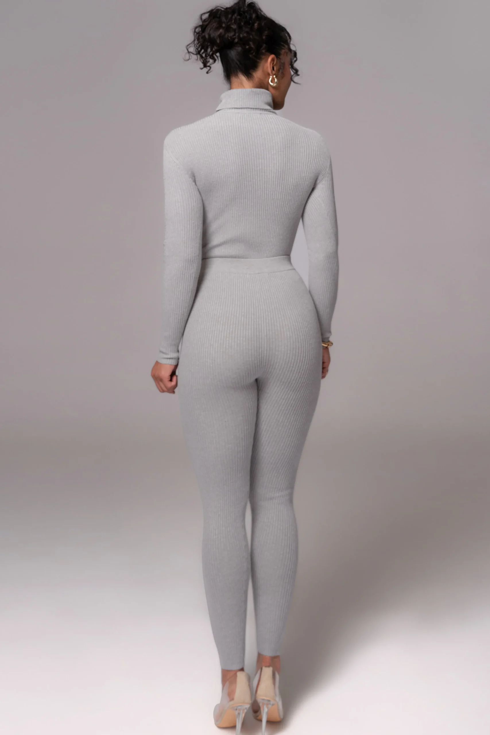 heather_grey_naaya_ribbed_7.webp JLUXLABEL Heather Grey Naaya Ribbed Leggings