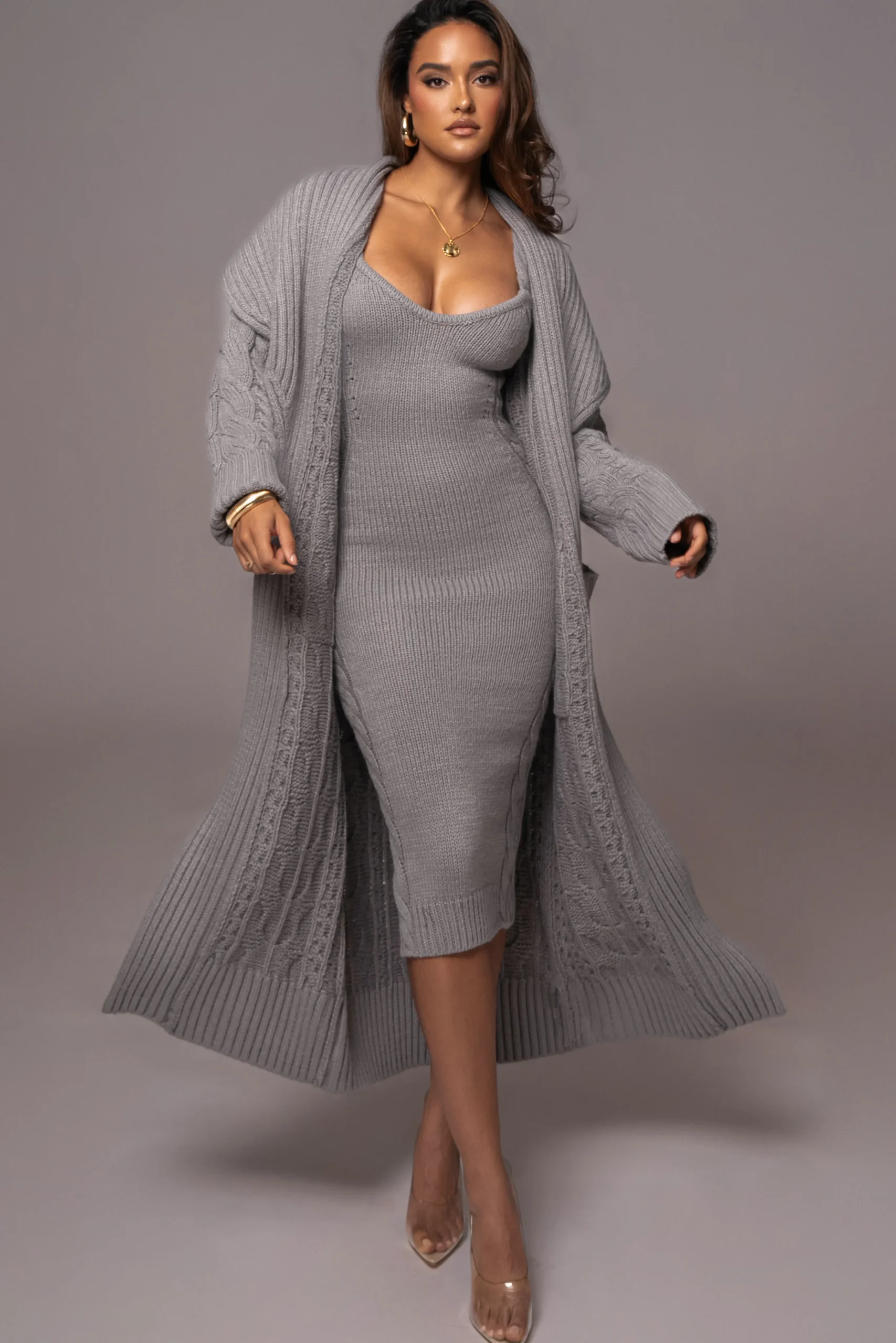 heather_grey_upstate_cabl_3.webp JLUXLABEL Heather Grey Upstate Cable Knit Cardigan