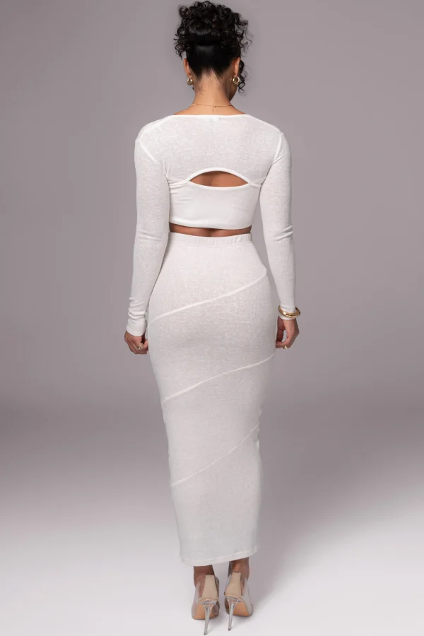 JLUXLABEL Ivory All About You Skirt Set