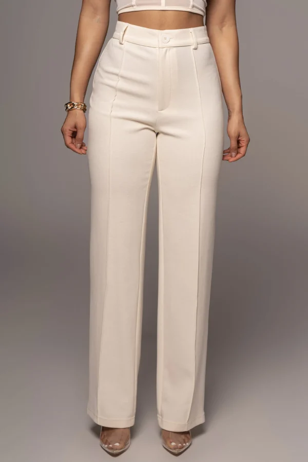 JLUXLABEL Ivory Arlette Trousers