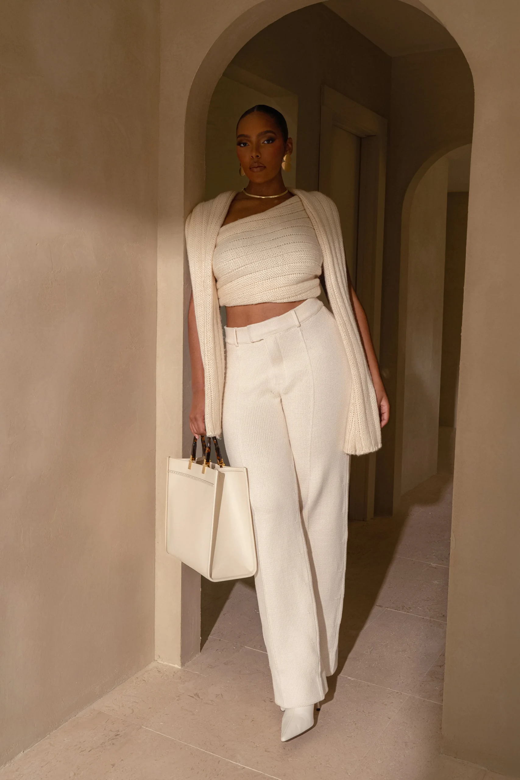 ivory_back_in_business_kn_11.webp JLUXLABEL Ivory Back In Business Knit Trousers