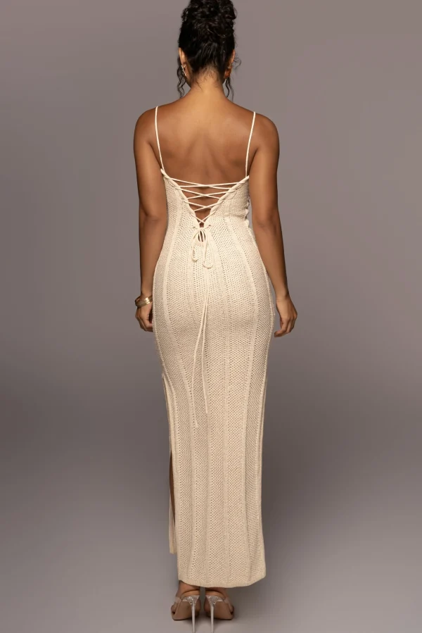 JLUXLABEL Ivory Cabana Views Crochet Dress