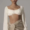 JLUXLABEL Ivory Carey Long Sleeve Top
