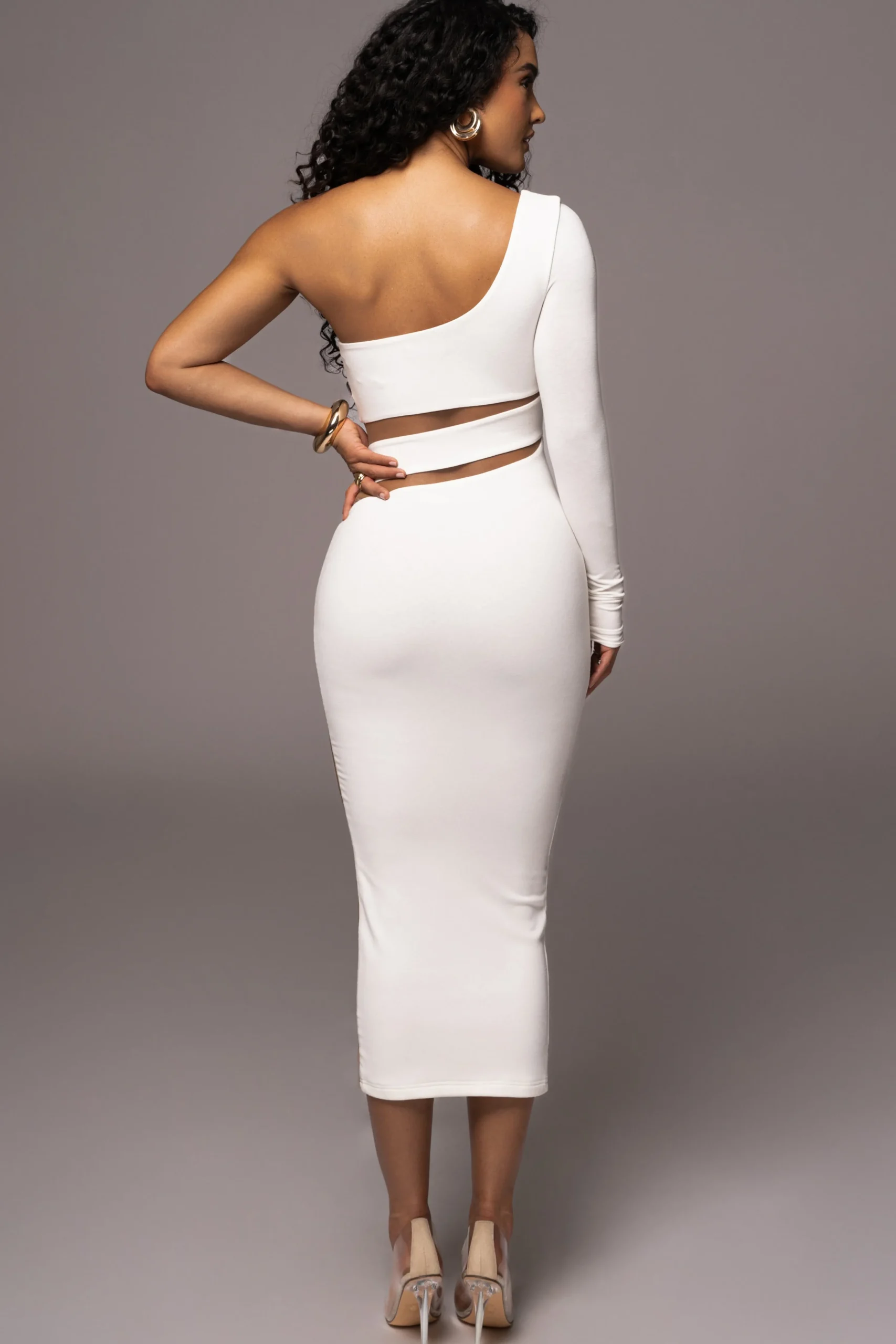ivory_chase_the_night_one_11.webp JLUXLABEL Ivory Chase The Night One Shoulder Dress