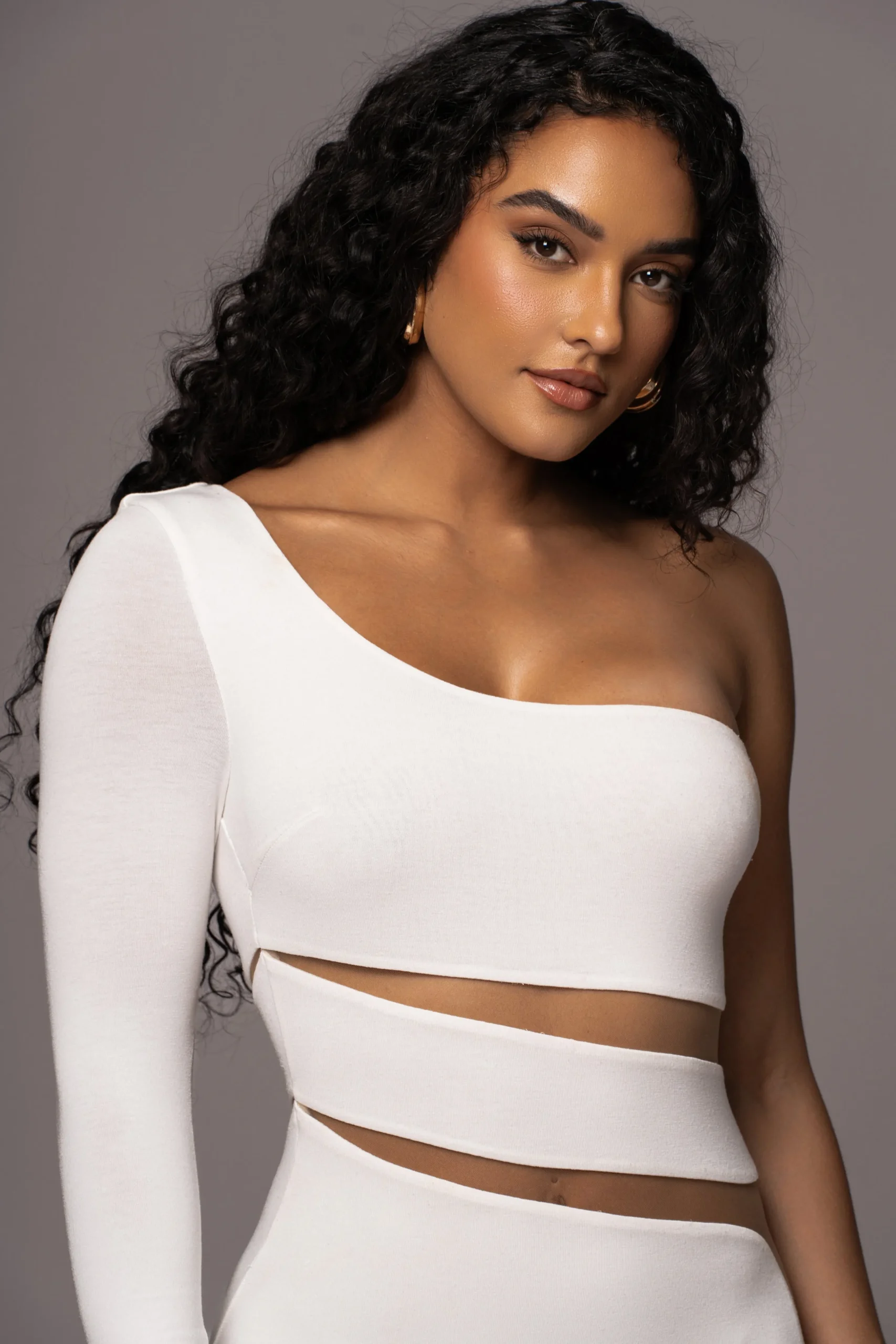 ivory_chase_the_night_one_5.webp JLUXLABEL Ivory Chase The Night One Shoulder Dress