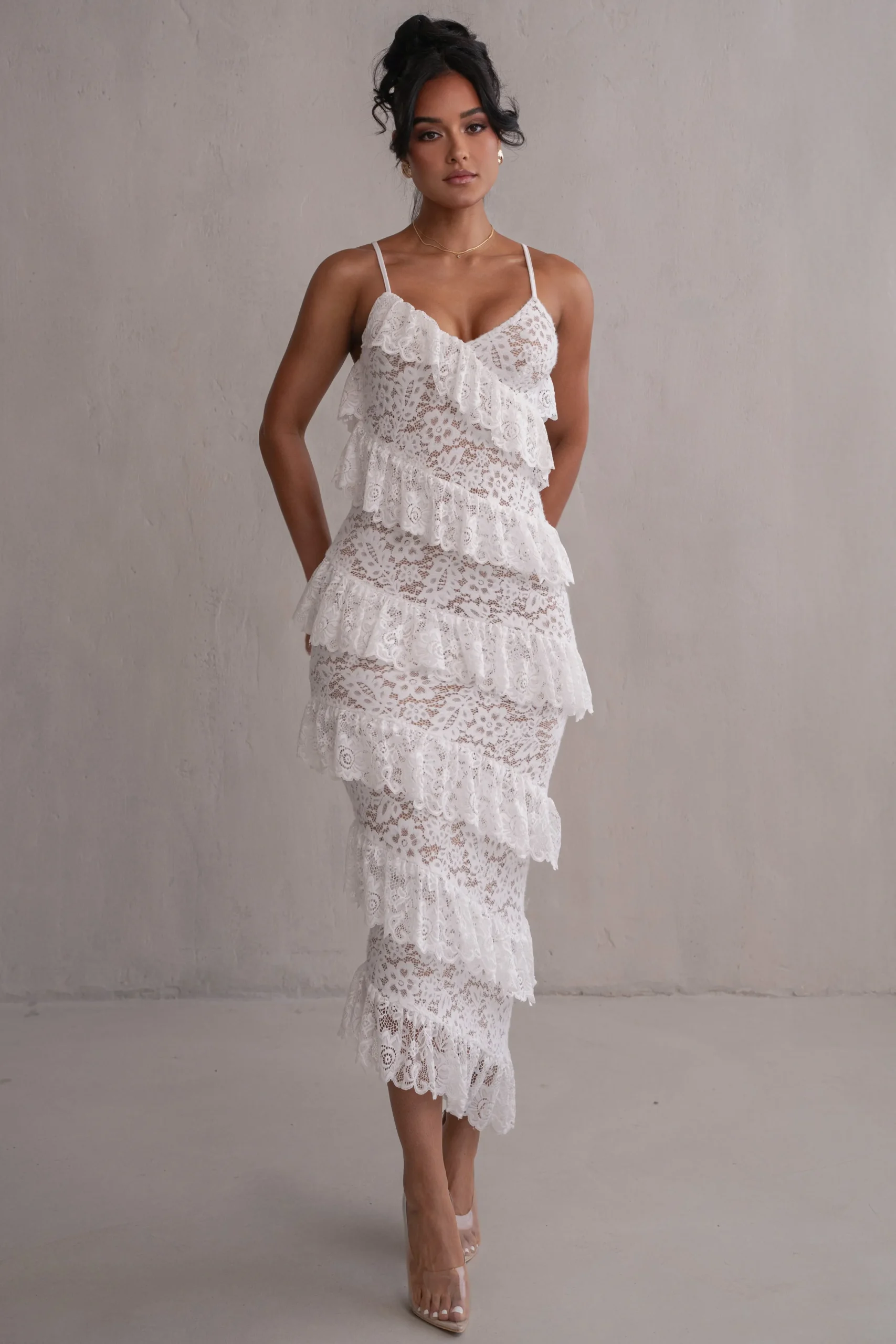ivory_feeling_of_forever__0.webp JLUXLABEL Ivory Feeling Of Forever Ruffle Dress